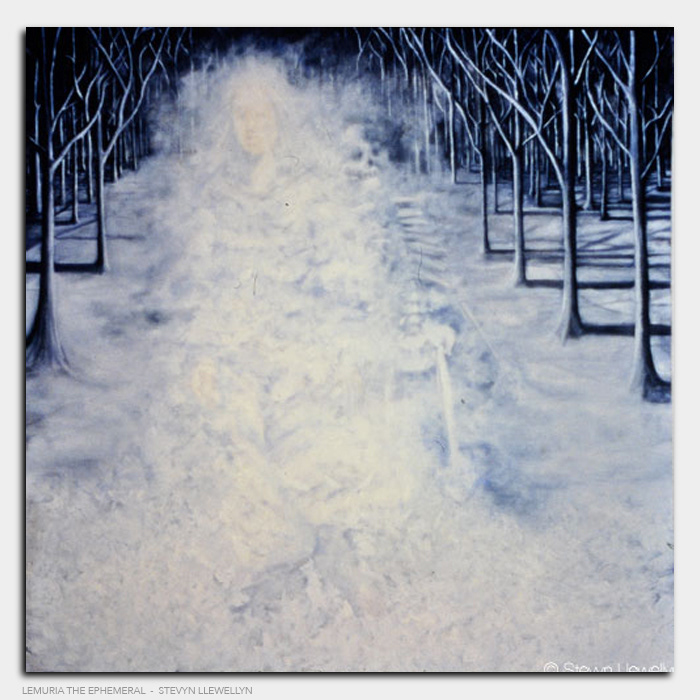 Lemuria The Ephemeral • Oil on Canvas 5' x 5' 