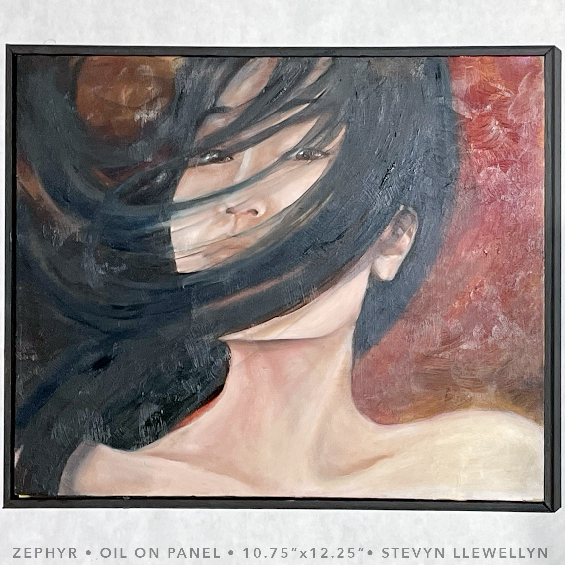 Zephyr • 10.75“x12.25” Oil on panel • 