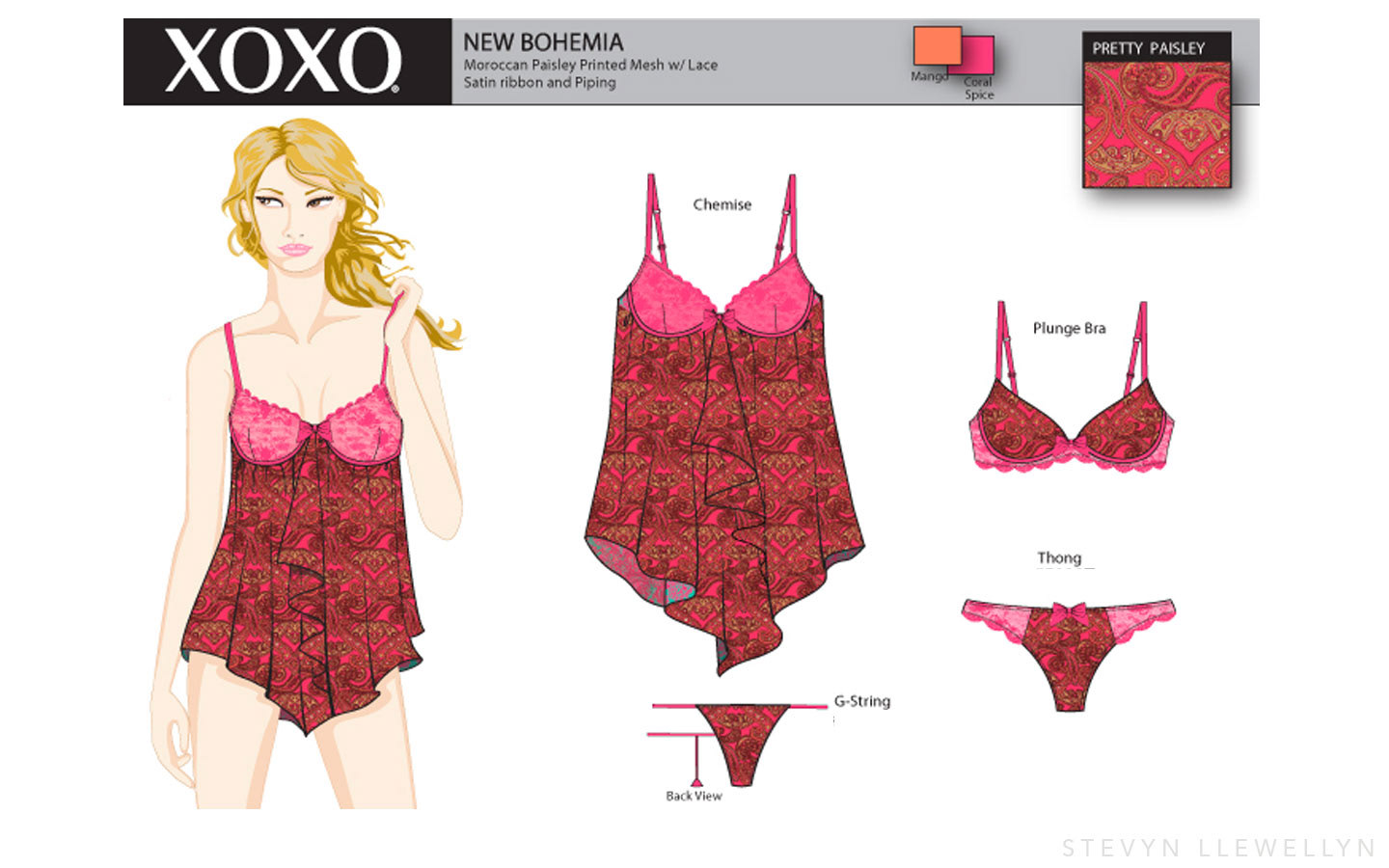 Fashion Illustration and Print Design • Intimates