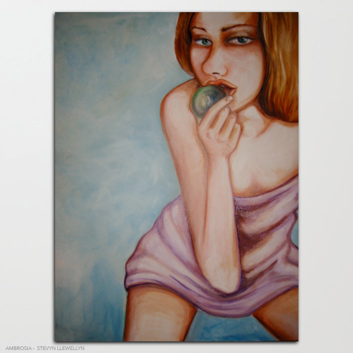 Apple • Oil on Canvas•  24" x36" • Private collection