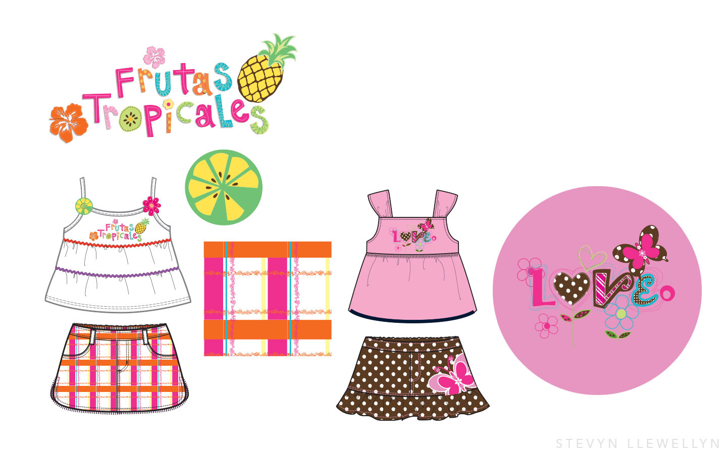 Girls Prints and embellishments