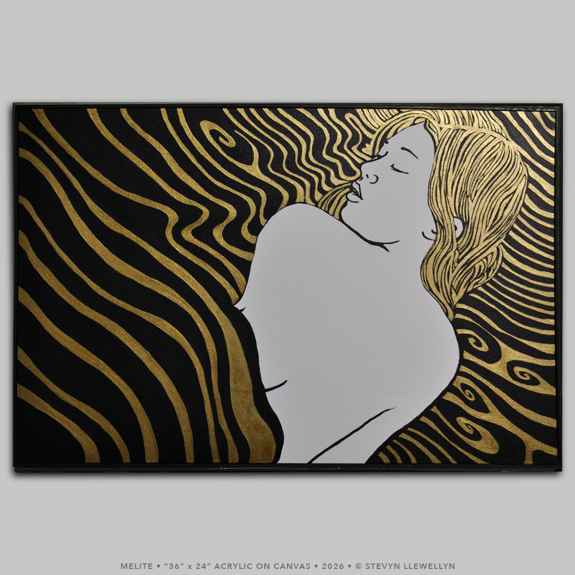 Melite • 36" x 24" • Acrylic on canvas