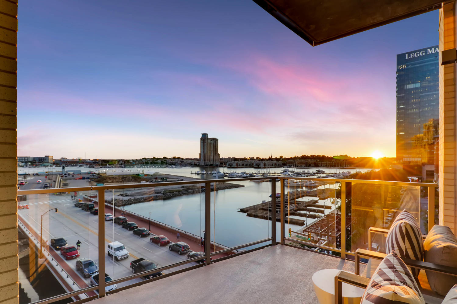 View from Liberty Harbor East Balcony