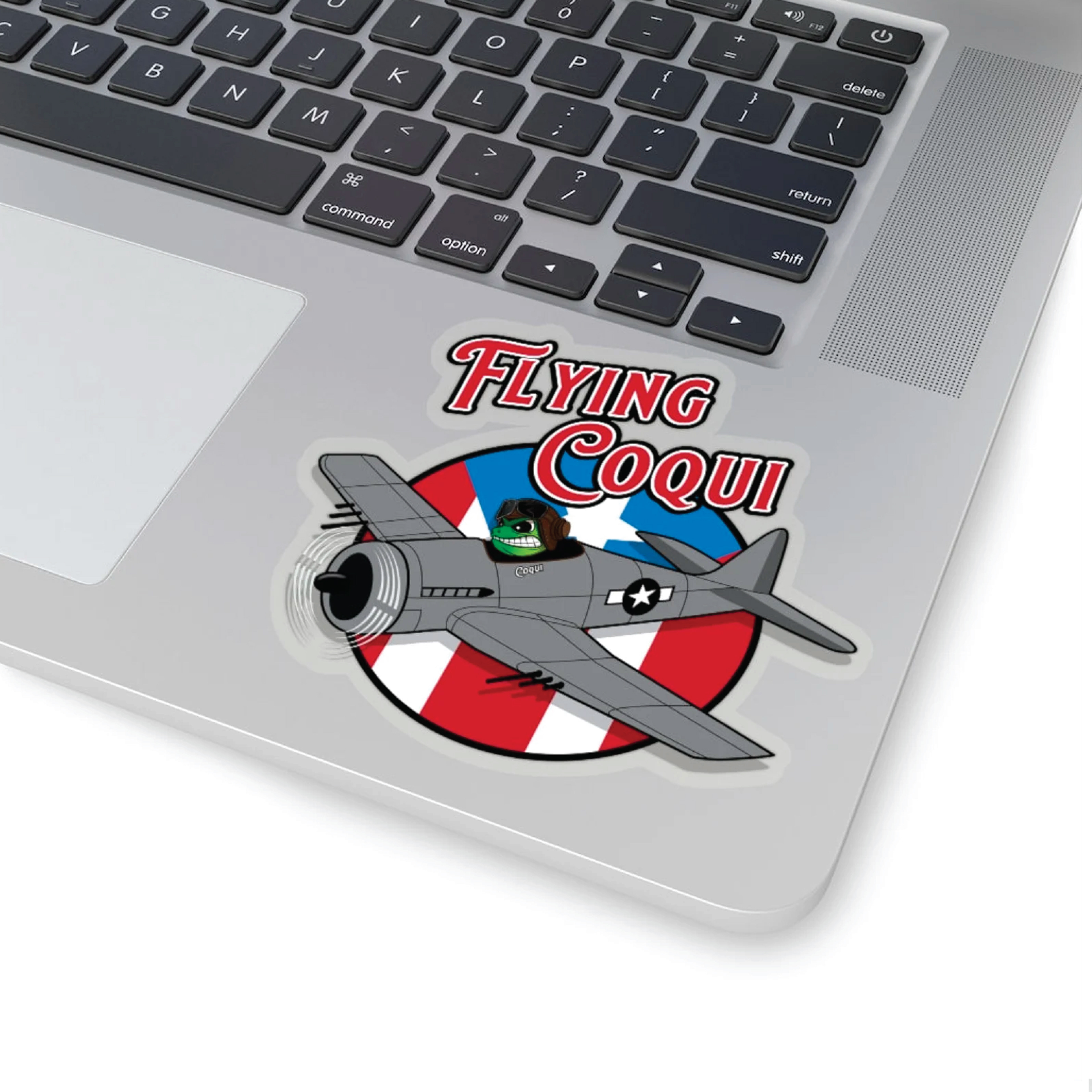 Flying Coqui Sticker 