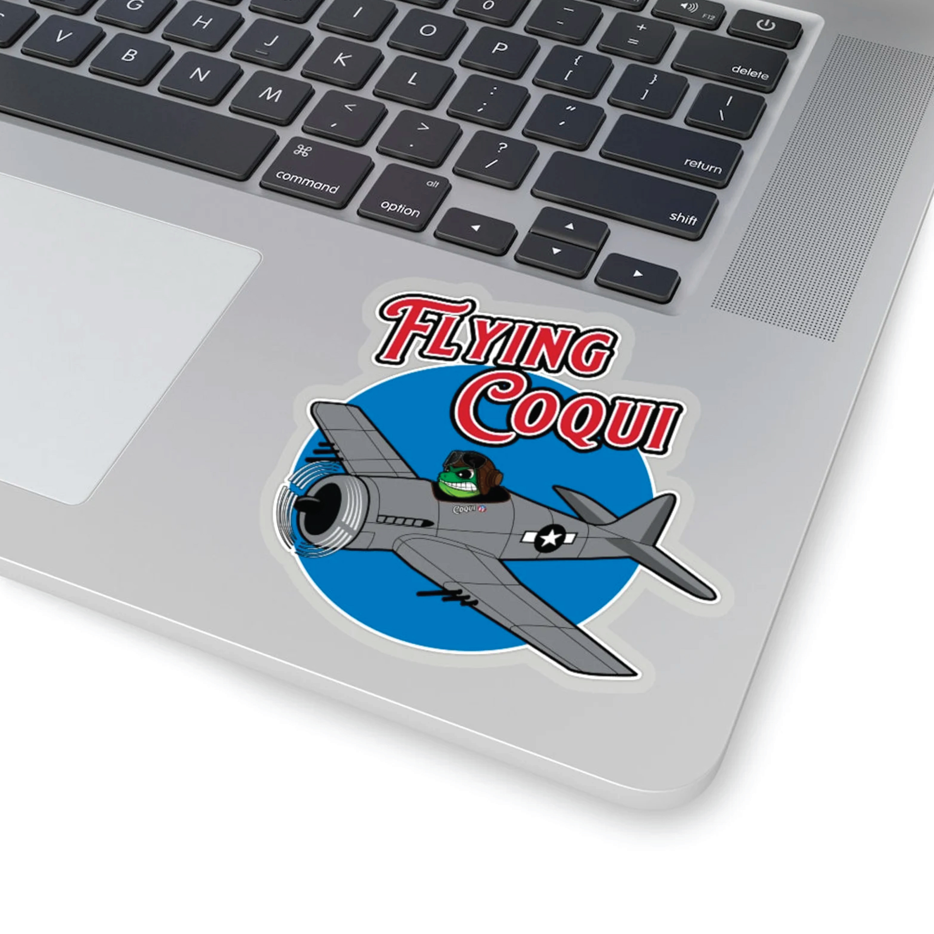 Flying Coqui Sticker Kiss Cut