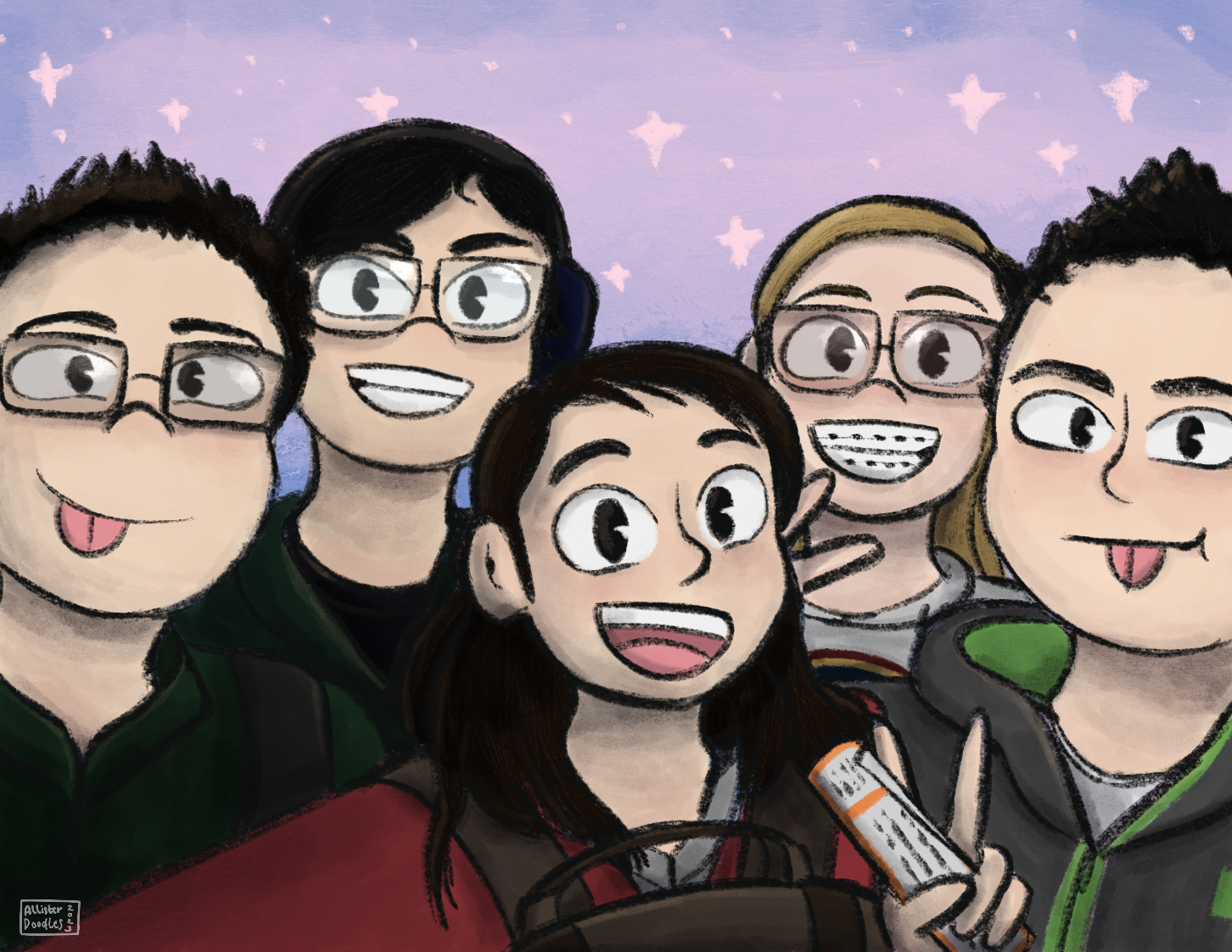 redraw of some friends
