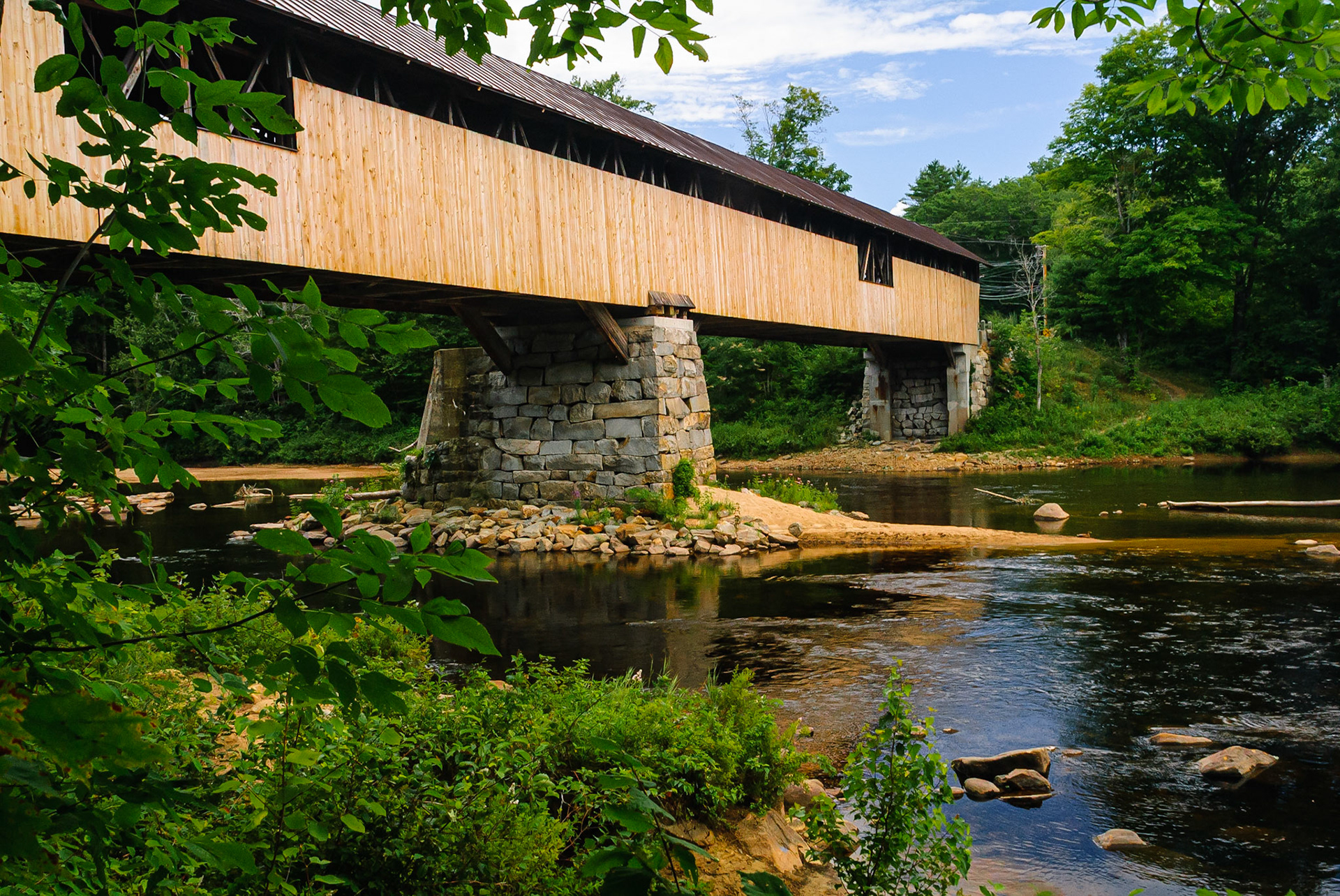 DTGD33272 Blair Covered Bridge, Campton, NH, 2020