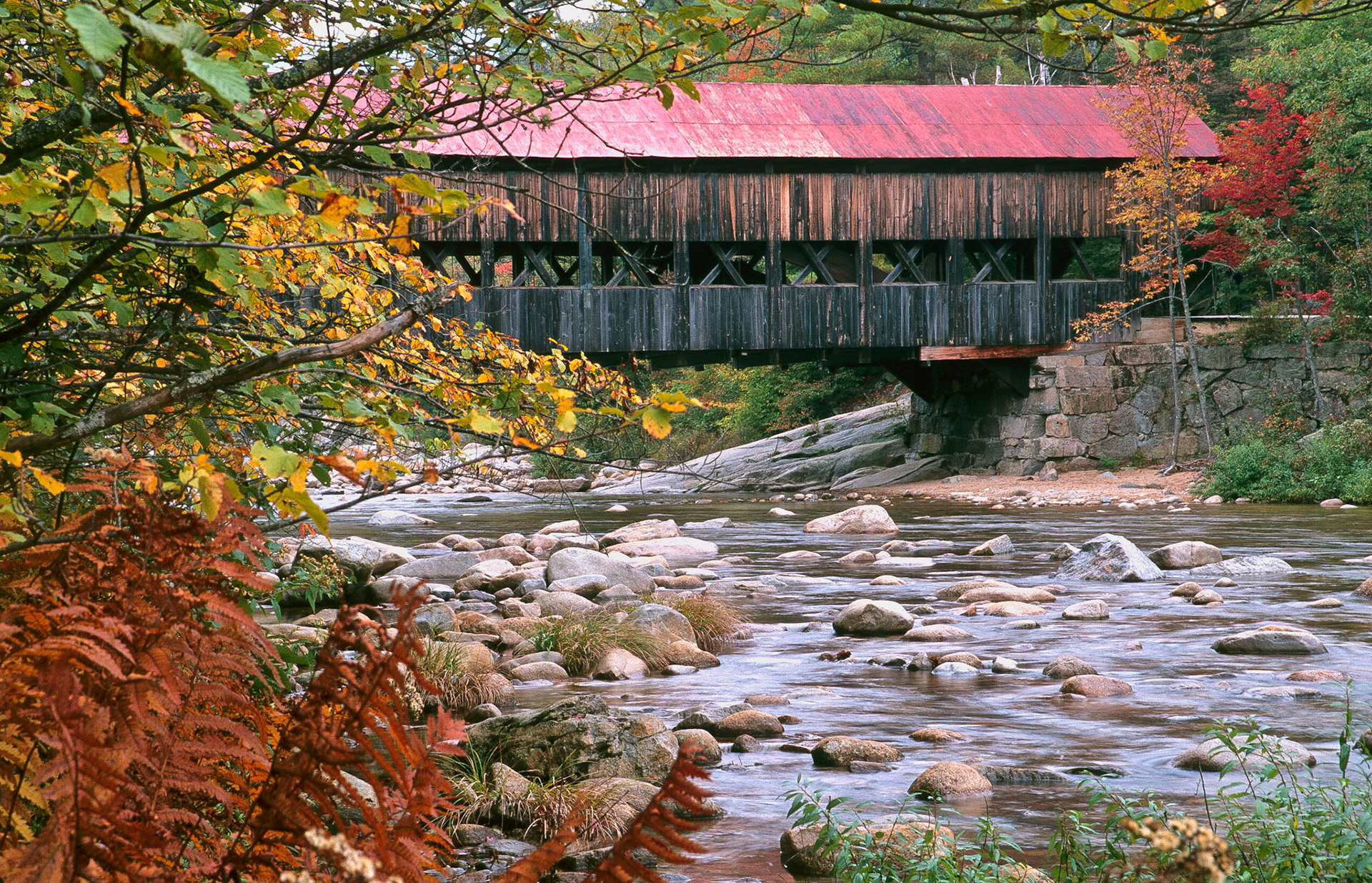 DTG00128 Albany Covered Bridge  Fall