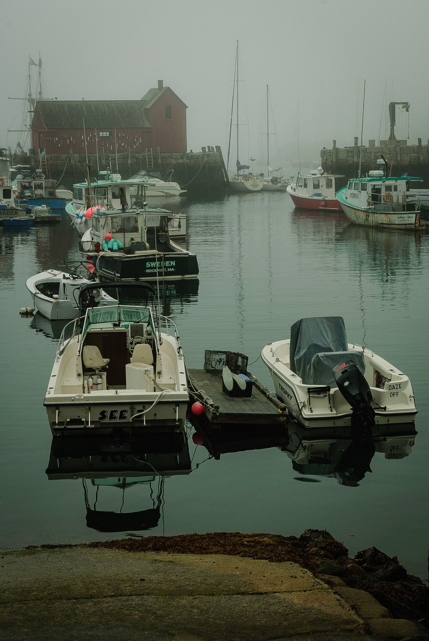 DTGD12407 Foggy Early Morning, Rockport MA
