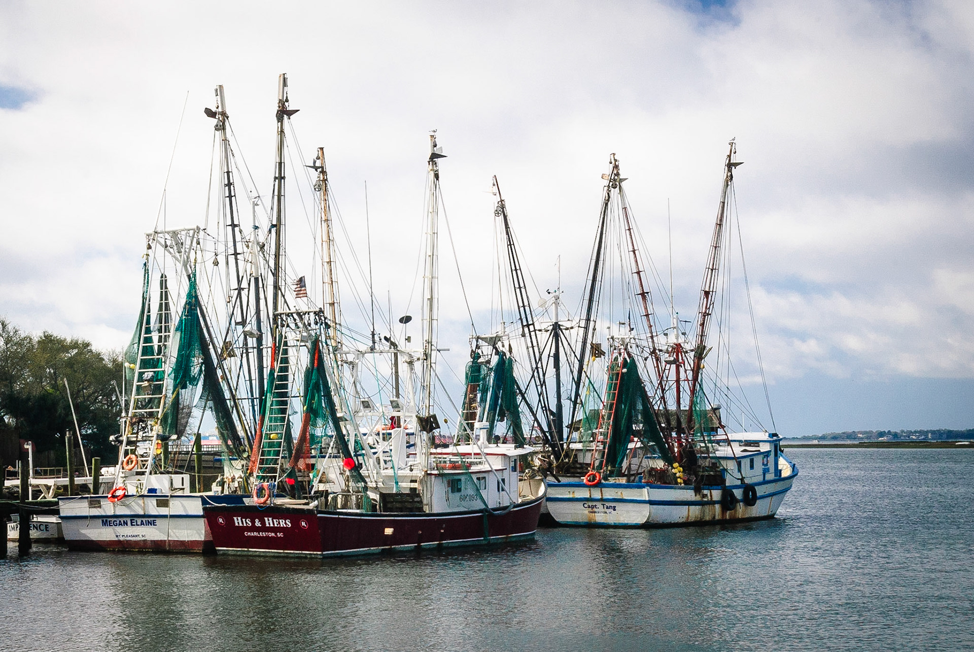 DTGD14461 Morning Shrimp Boats @ Shem Creek