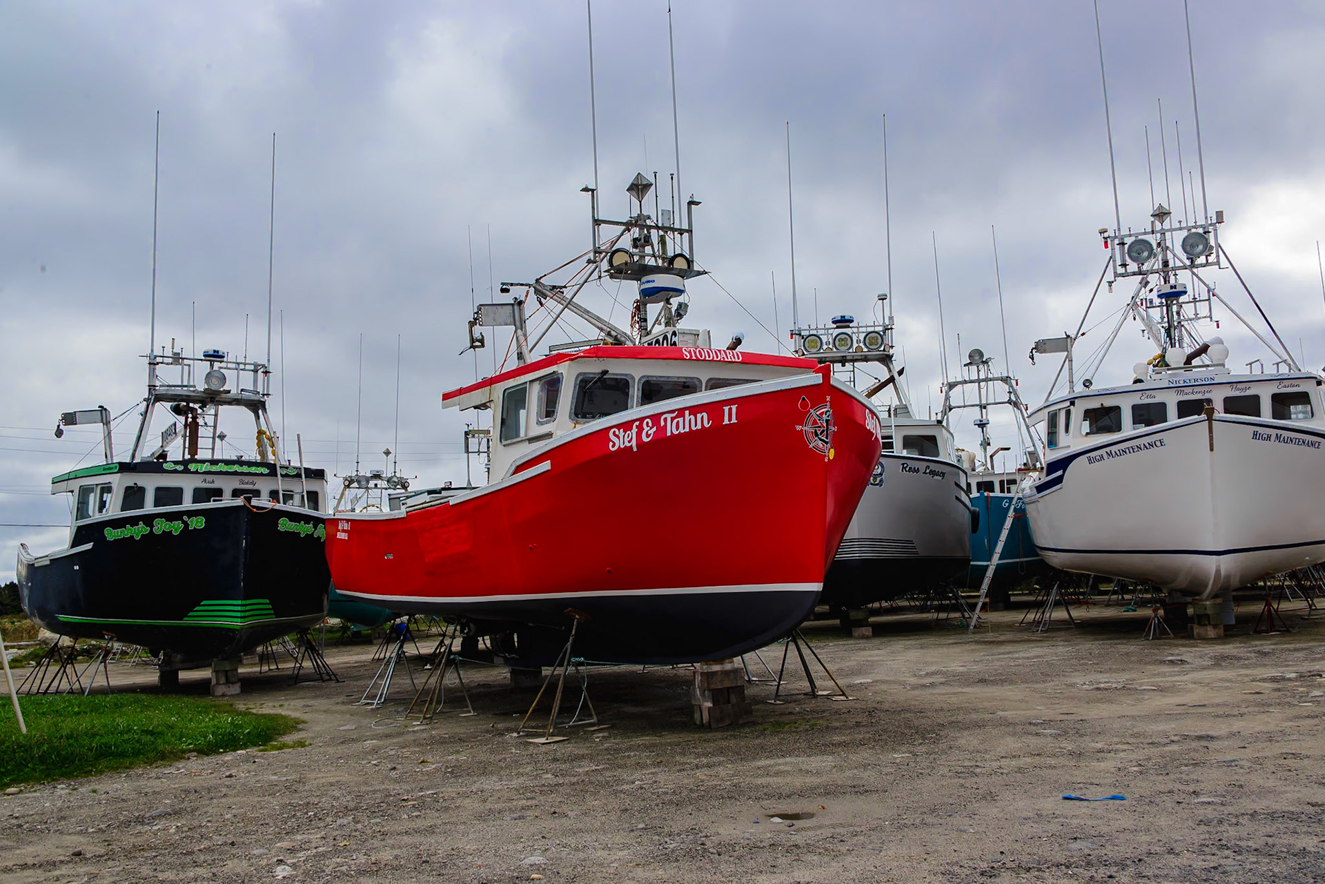 DTGD39153-Lobster Boats in dry dock