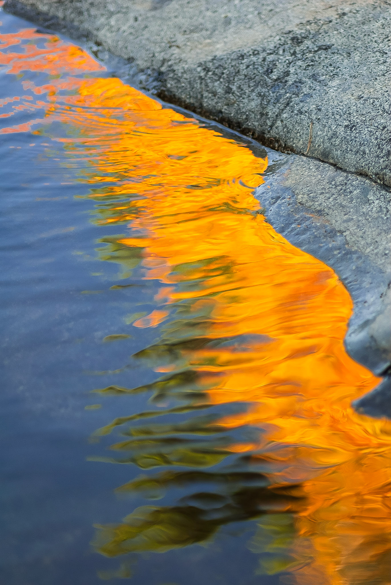 DTGD06657 Fall Reflection @ Jackson Falls, NH