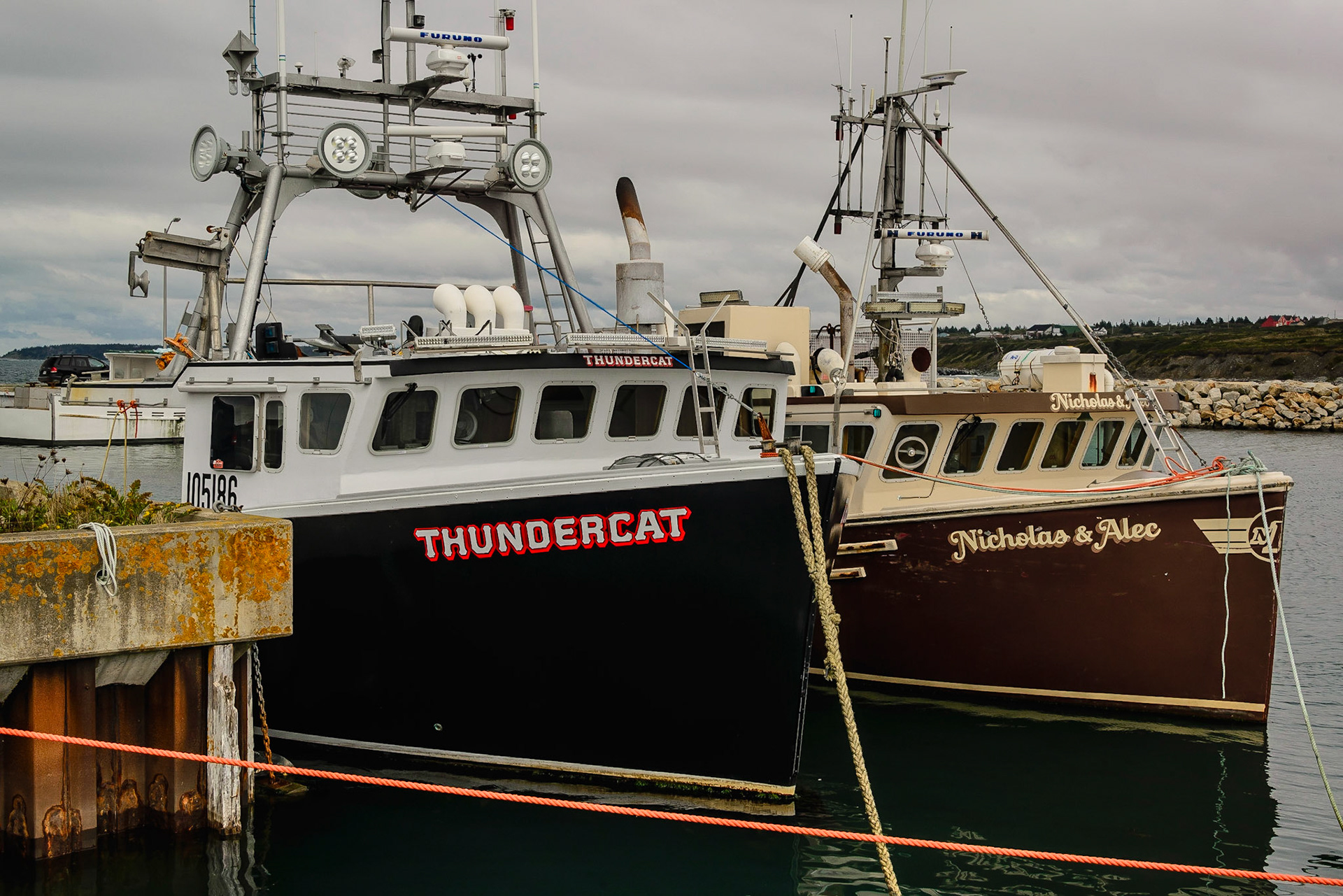 DTGD24757-Lobster boats at Sanford Wharf, NS