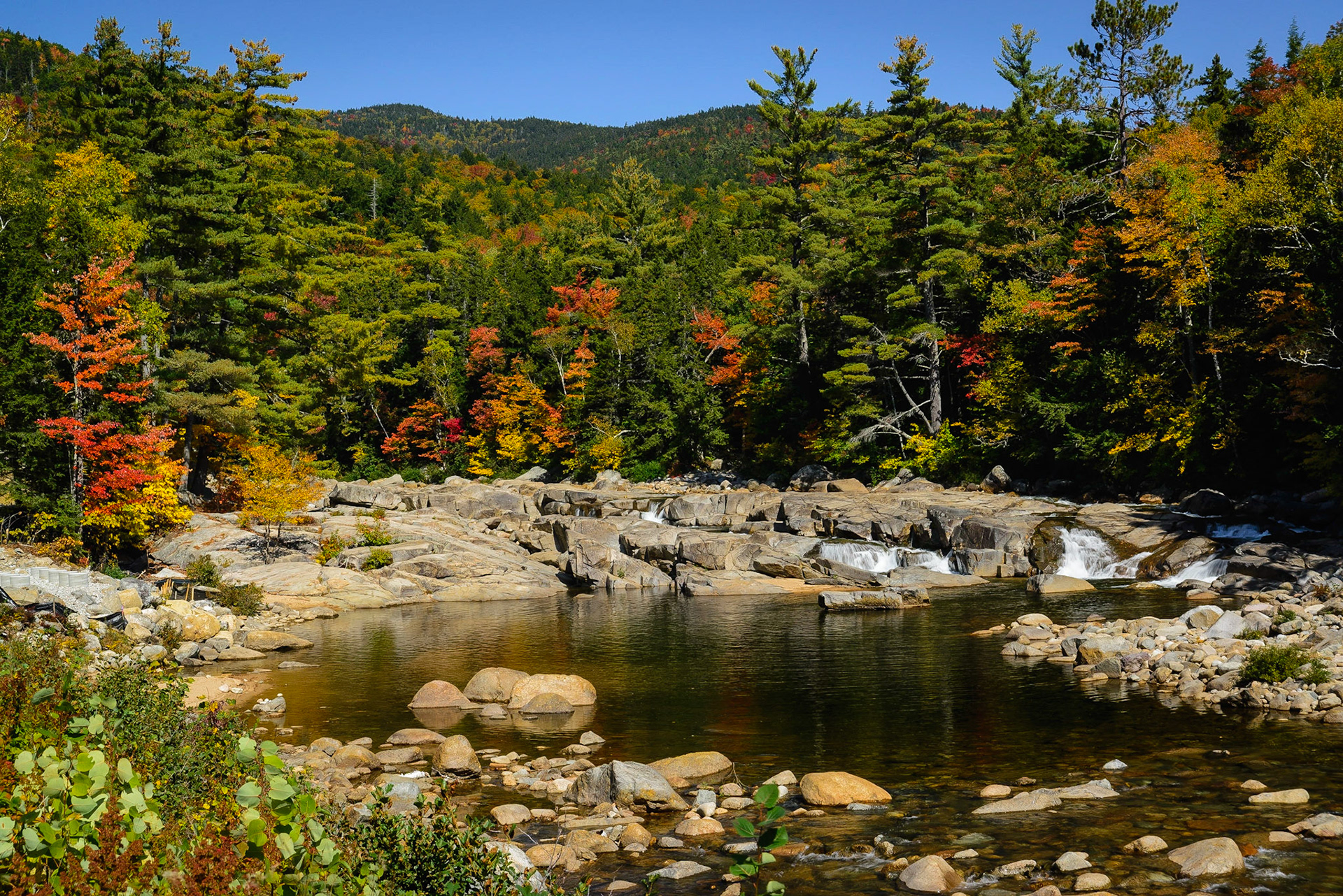 DTGD18327 Lower Falls on Swift River, NH (low water this year, 2014)