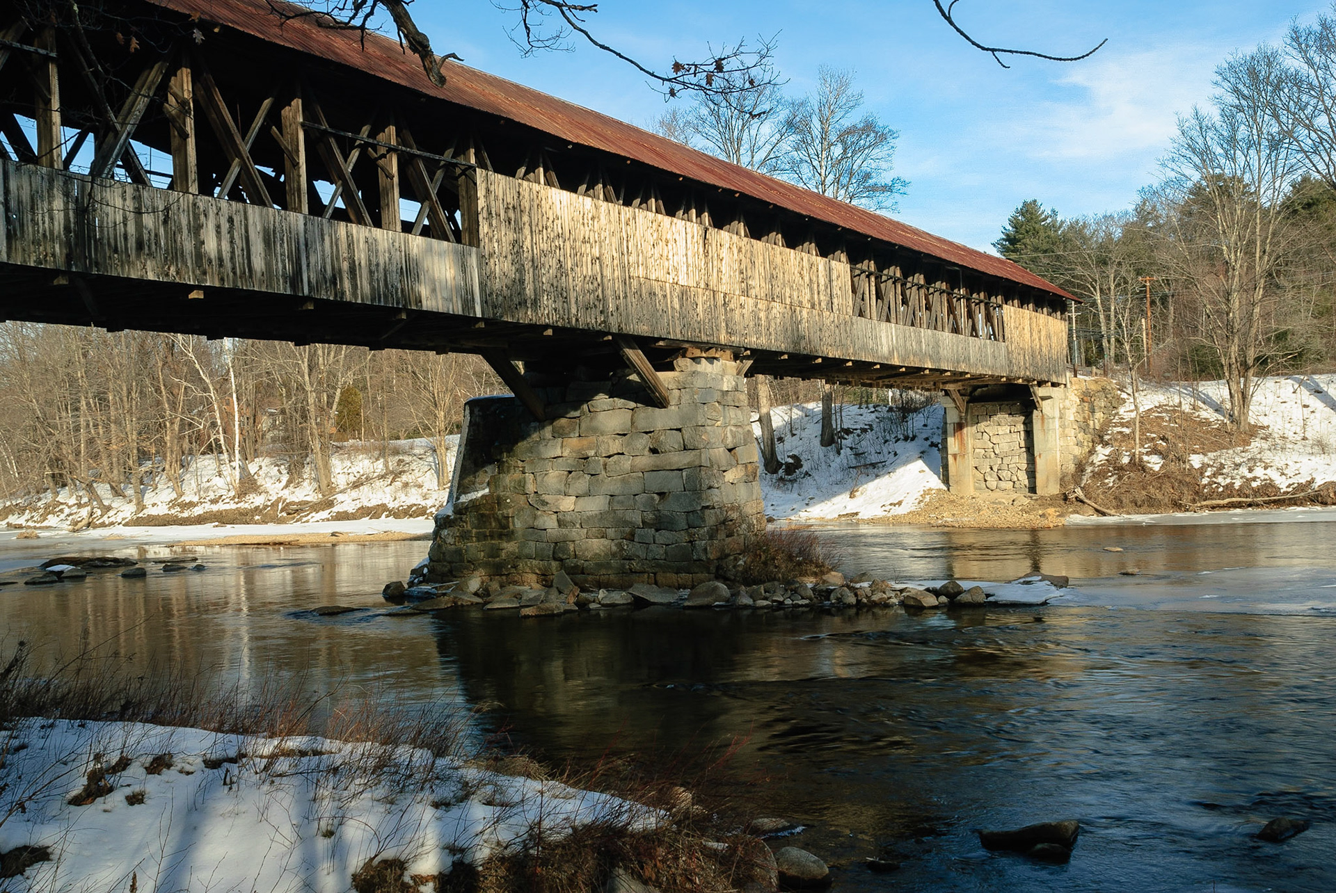 DTGD11680 Blair Covered Bridge, Campton, NH, 2012
