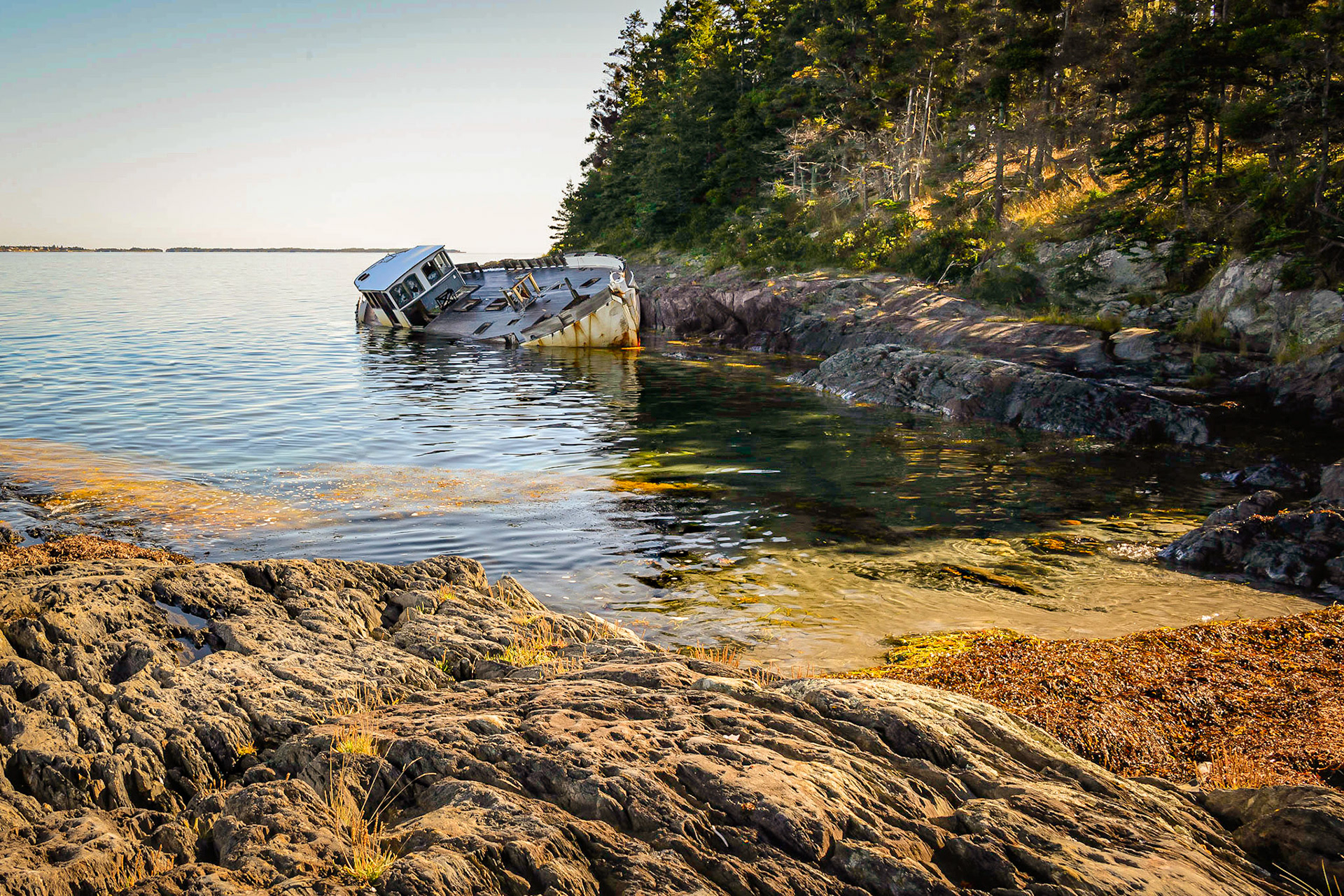 DTGD24805-Sunken Fishing Boat, Moshers Cove, NS