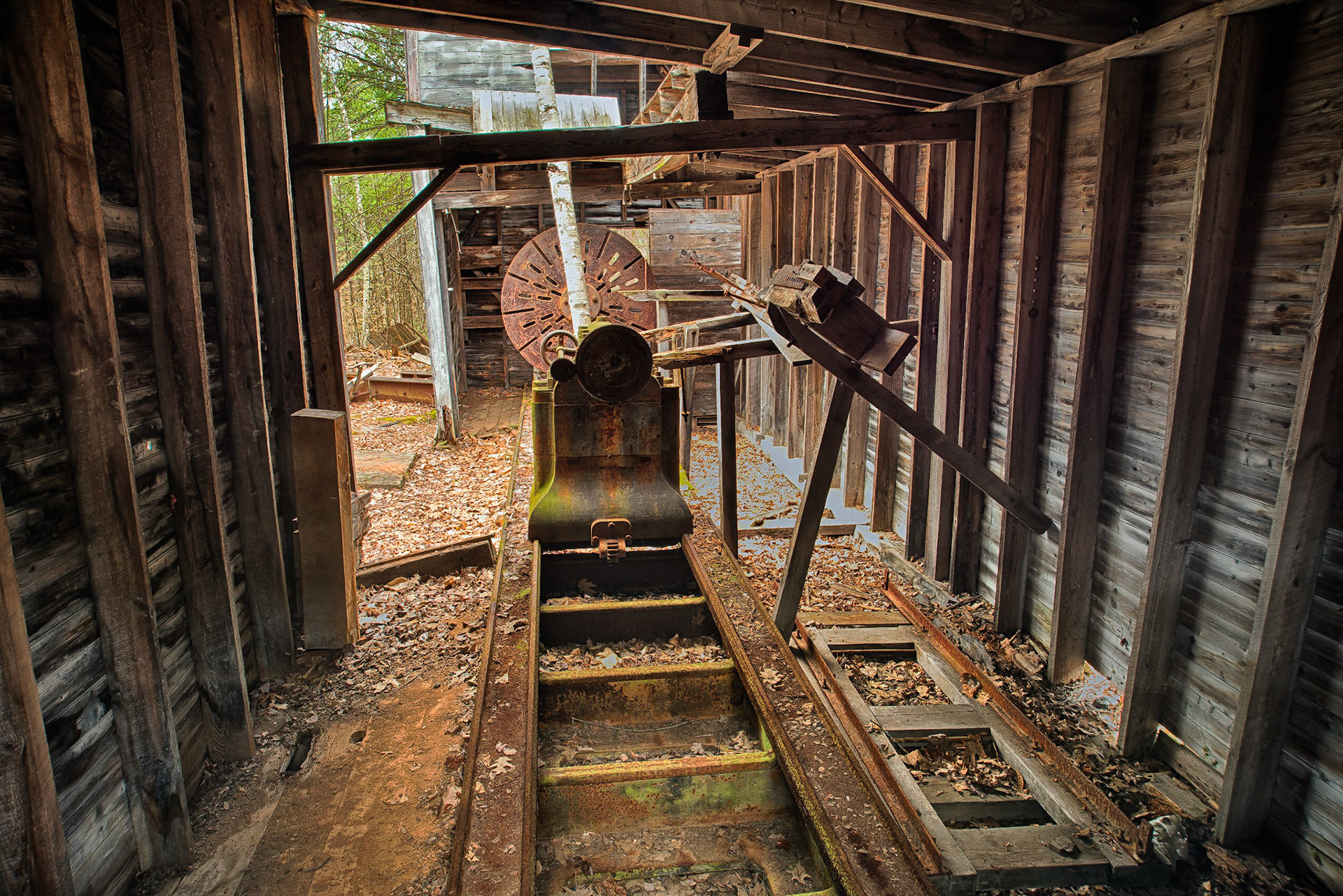 Old Granite Lathe @ Redstone Quarry