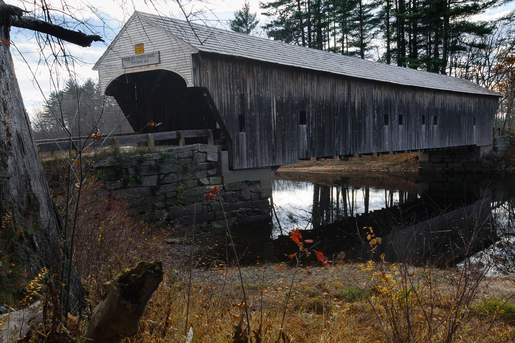 DTGD19154 Hemlock Covered Bridge, Fryeburg, ME