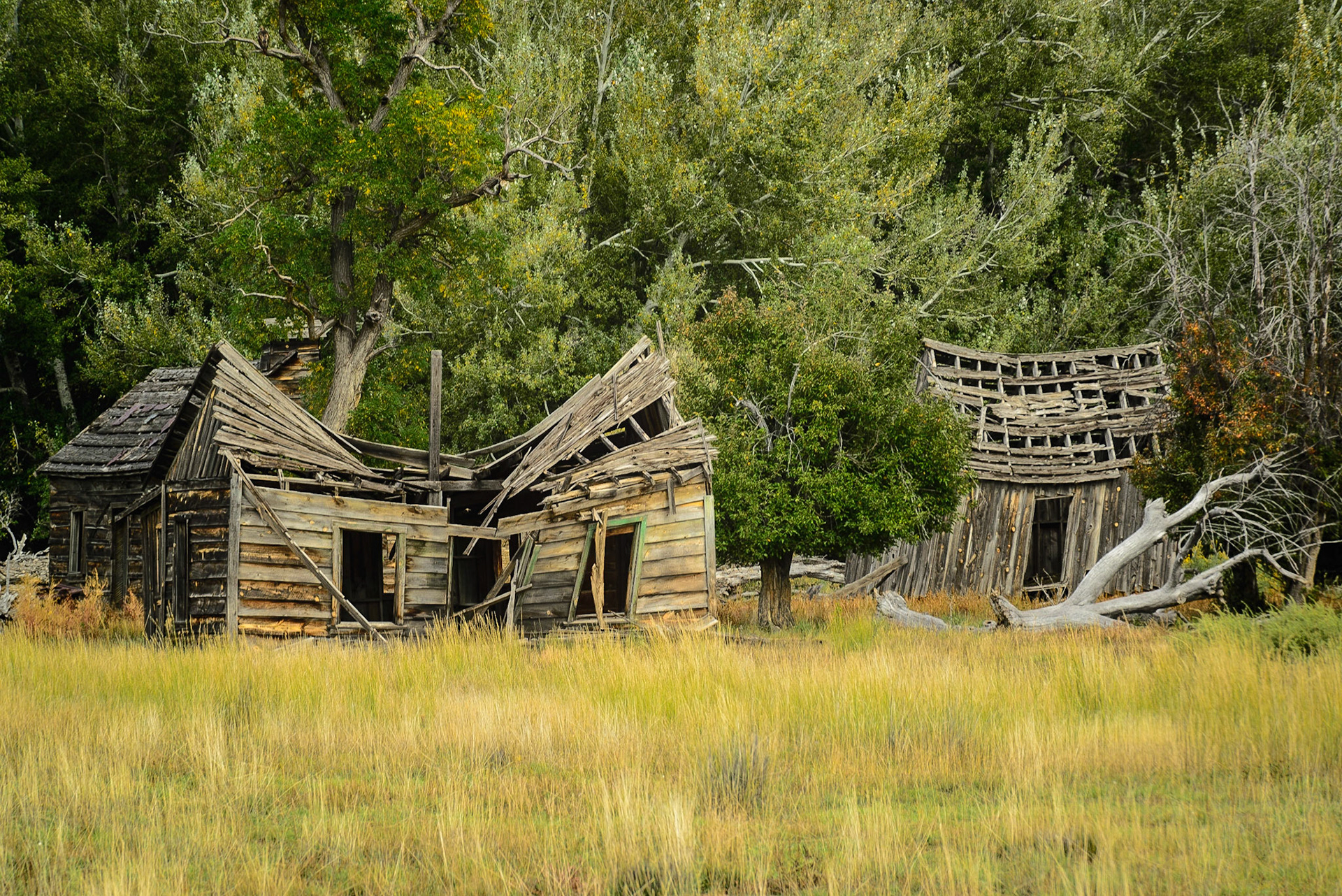 DTGD22501 Old Gunsmoke Movie Set in Johnson Canyon, UT.
