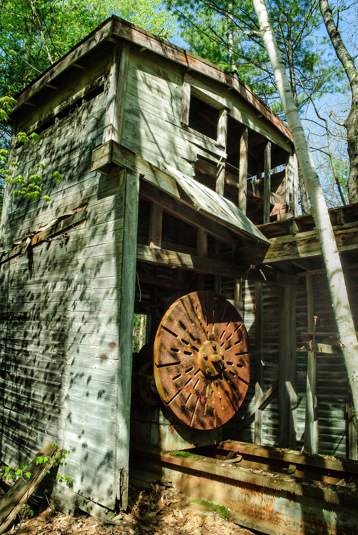 DTGD05169 Old Granite Lathe @ Redstone Quarry