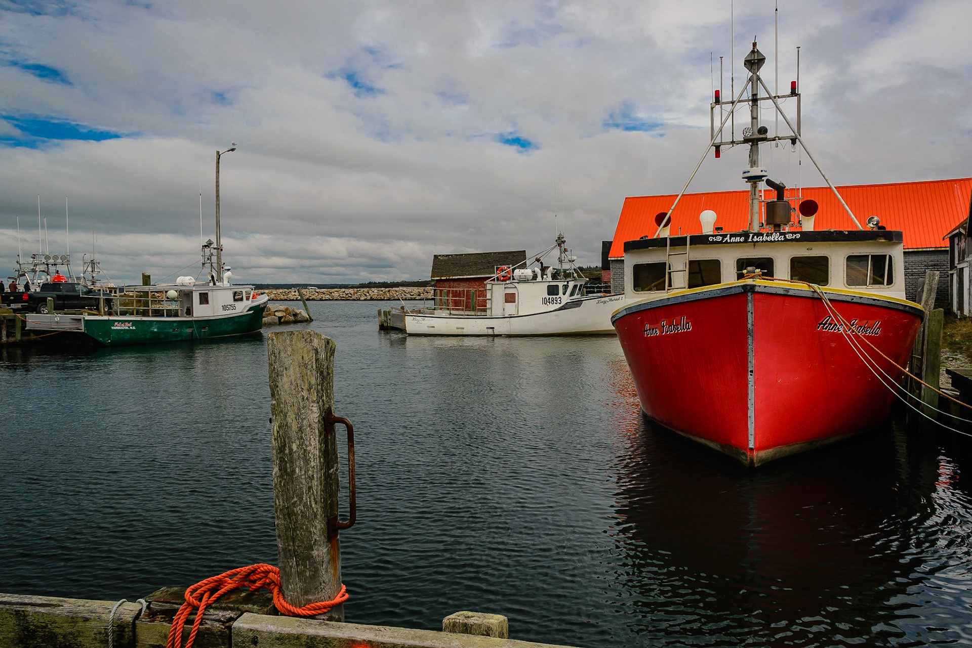 DTGD24753-Lobster boats at Sanford Wharf, NS
