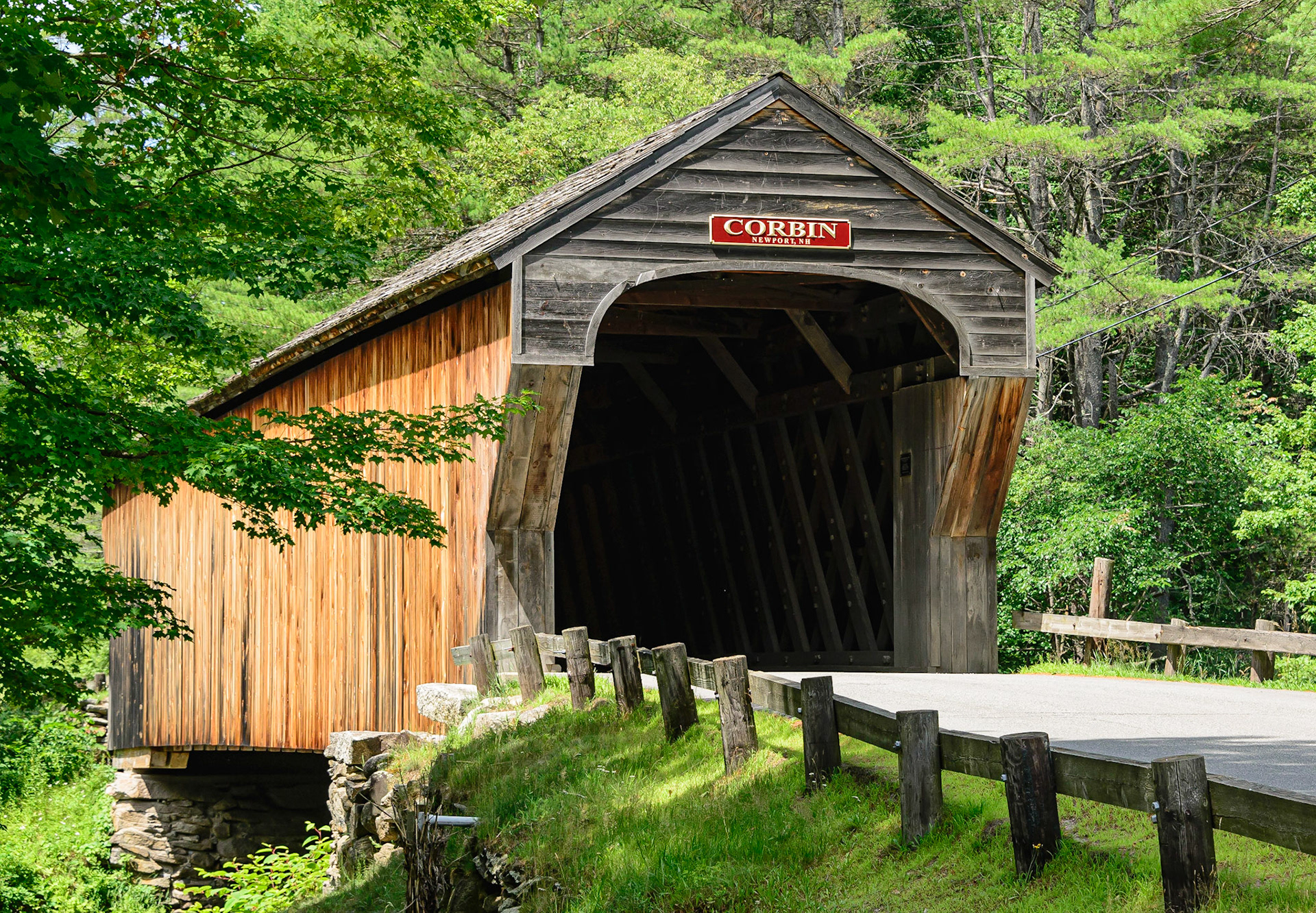 DTGD32894 Corbin Covered Bridge, Newport, NH
