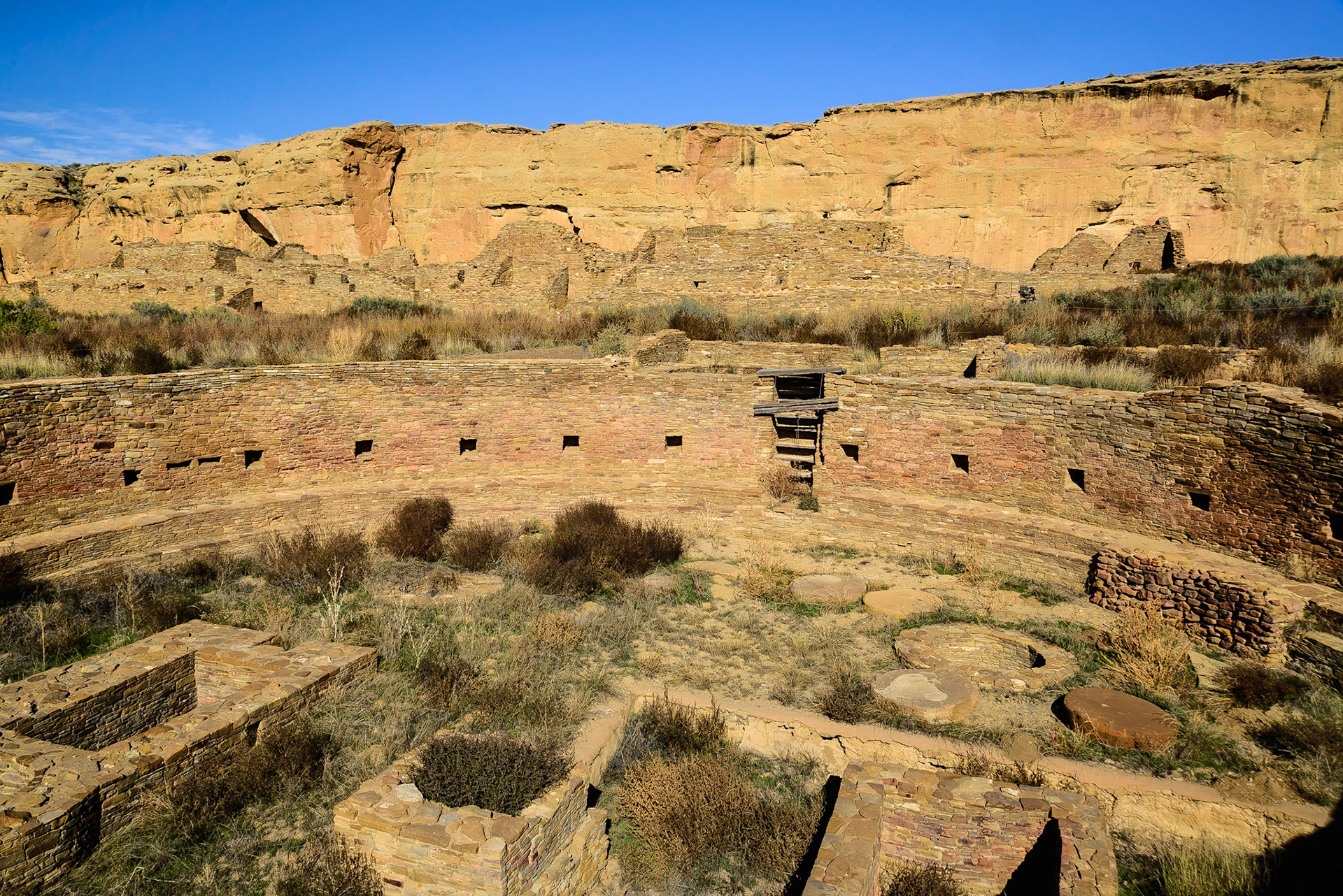 DTGD23139 Chetro Ketl, kiva, Chaco Canyon National Historical Park