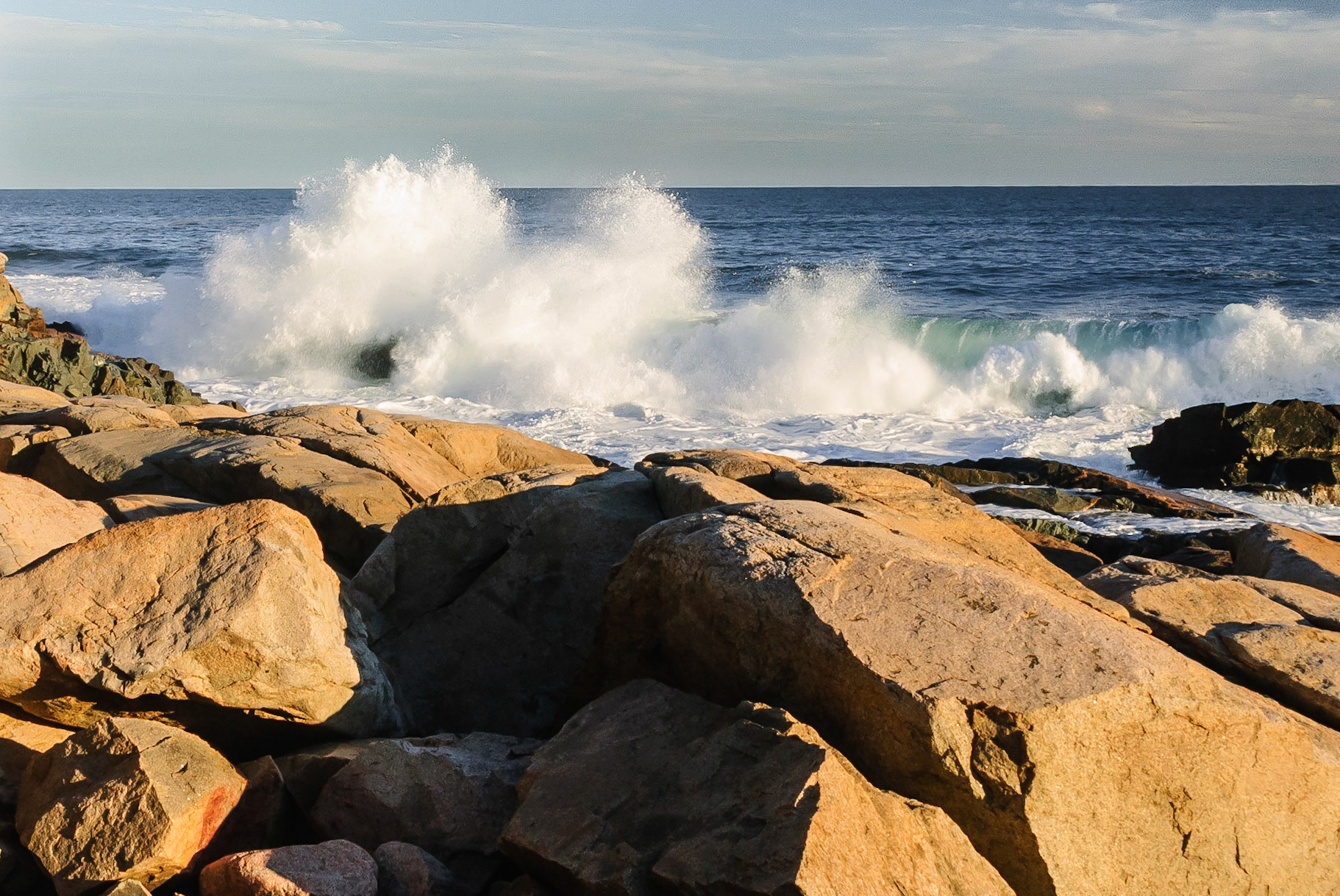 DTGD002698 Surf on Maine Coast