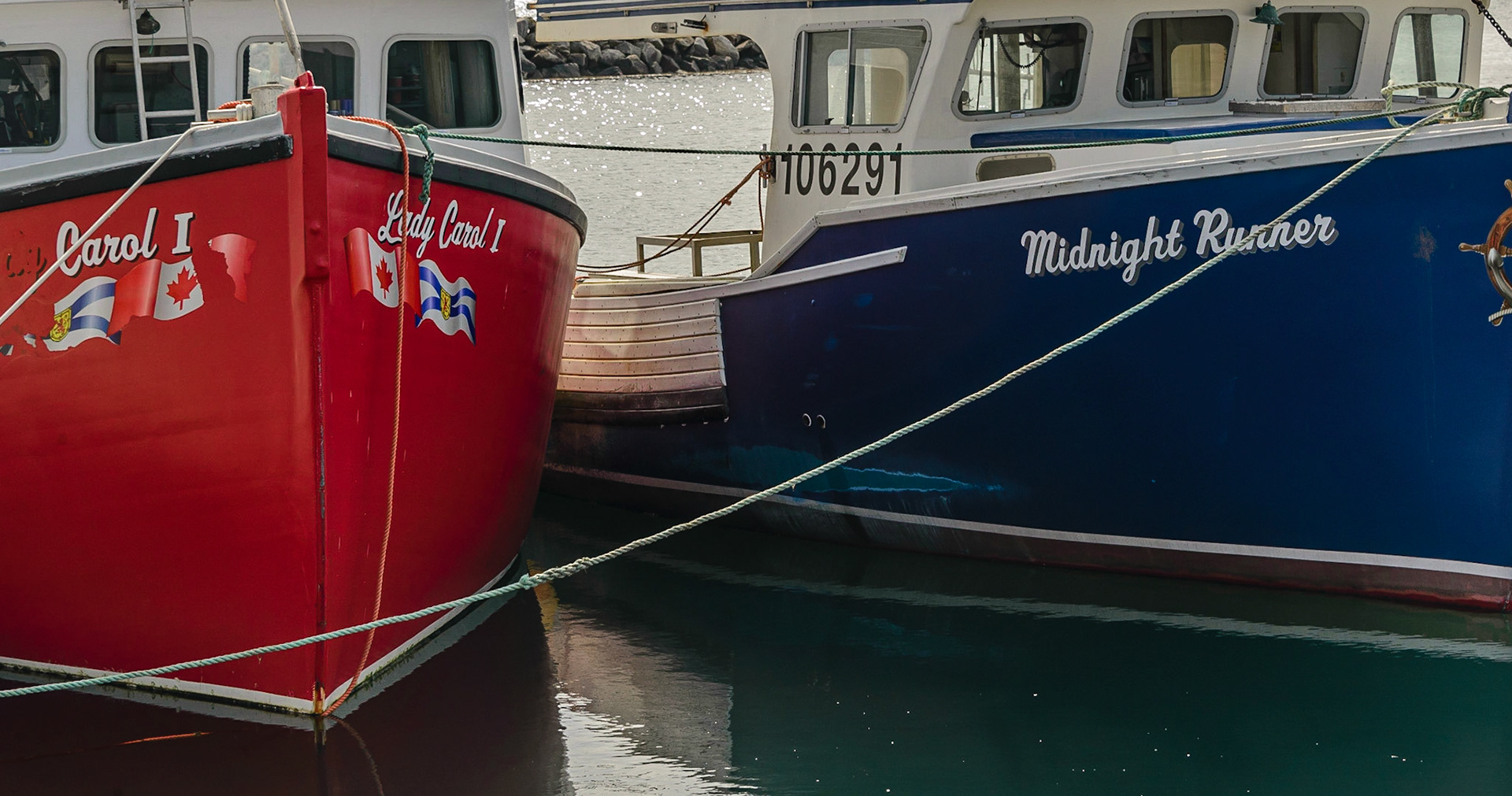 DTGD24746-Fishing Boats at Harbor in Yarmouth Bar
