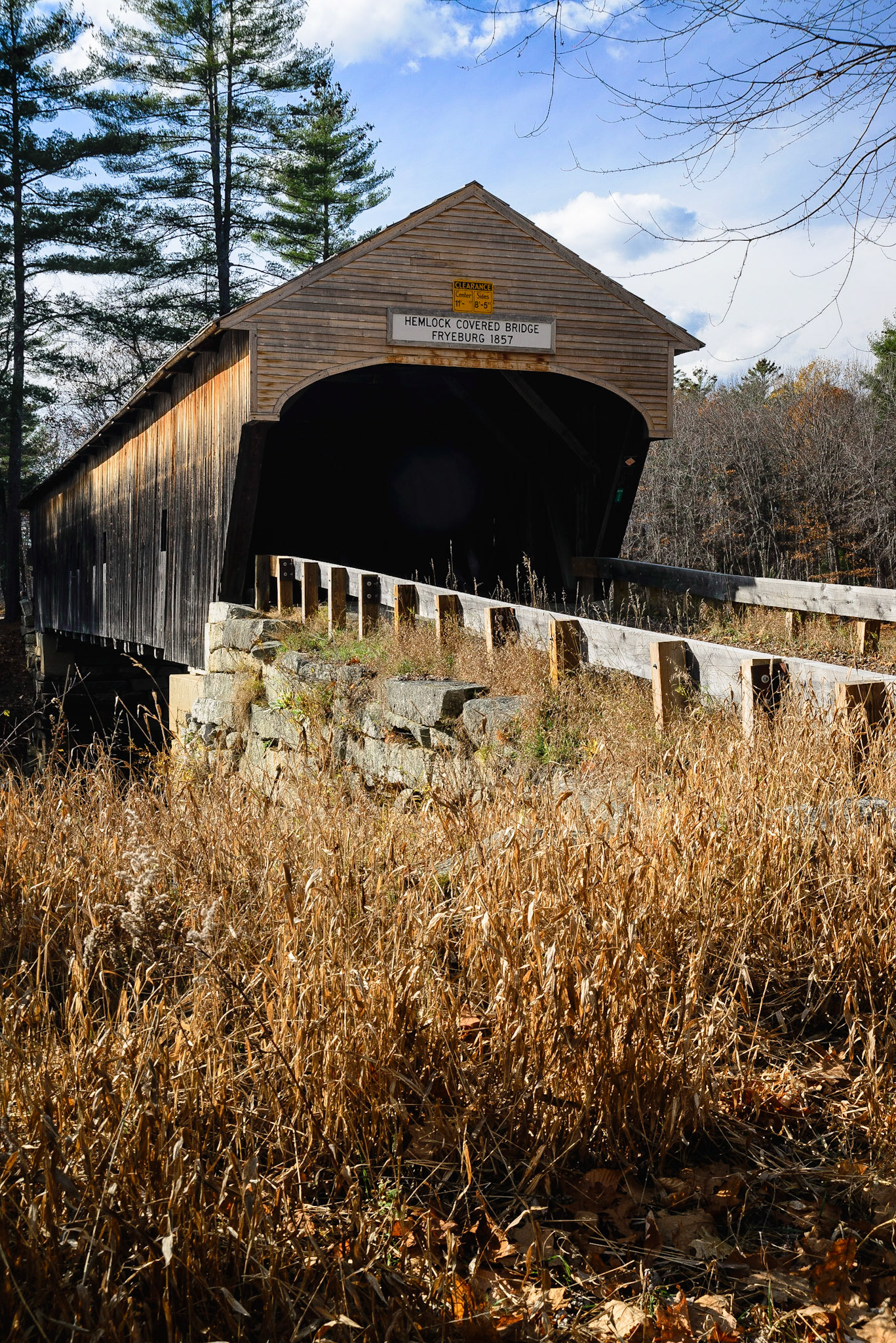 DTGD19158 Hemlock Covered Bridge, Fryeburg, ME