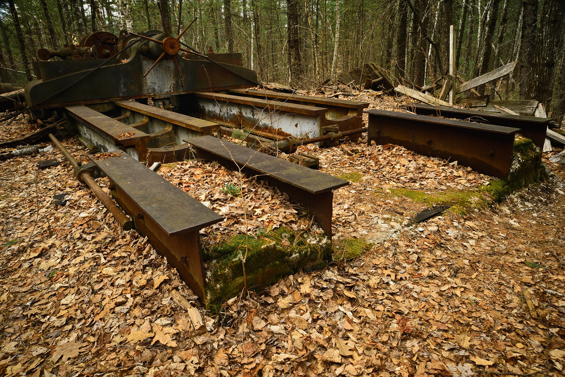 Old Lathe Bed