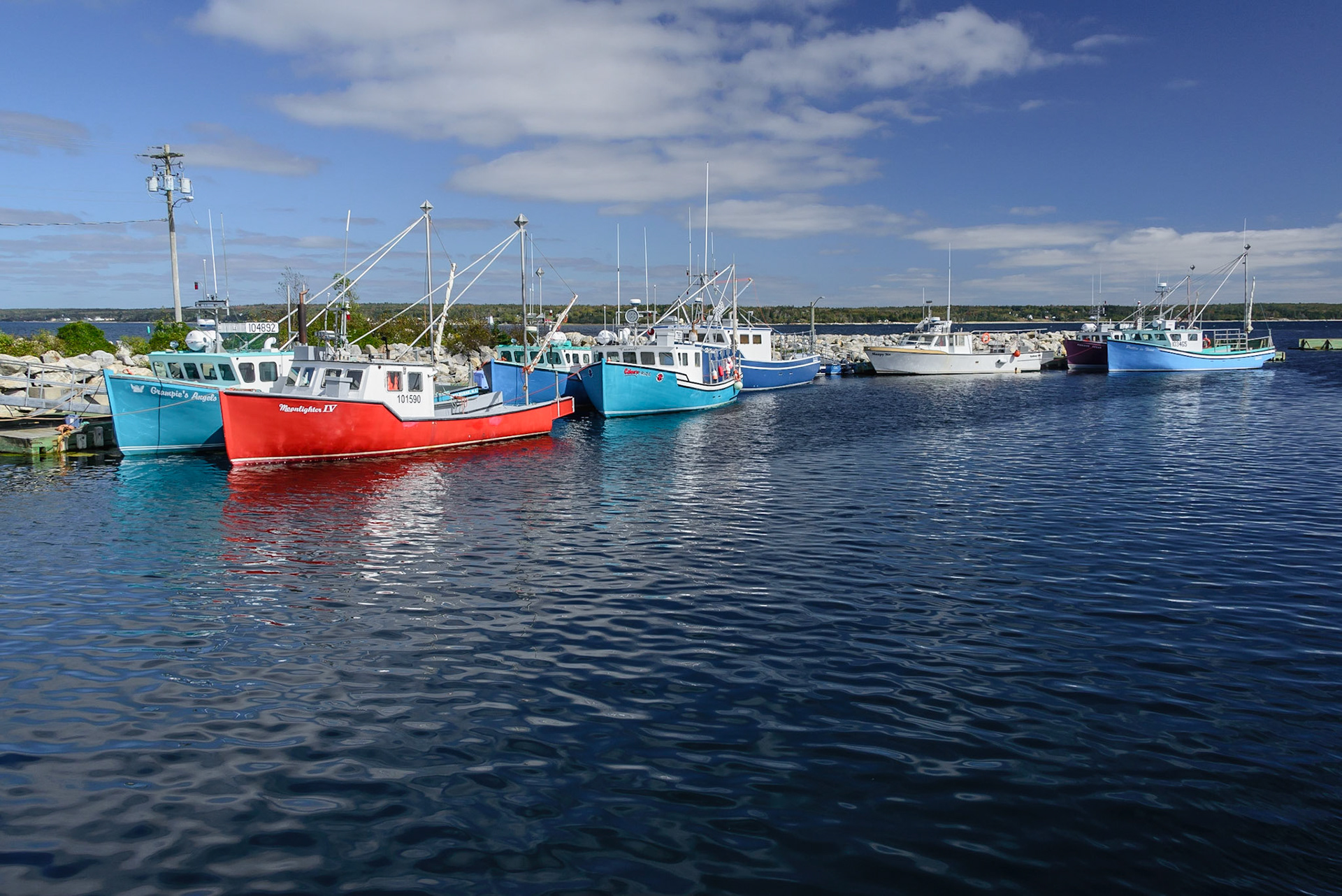 DTGD24780-Lobster Boats in Lower Pubnico, NS