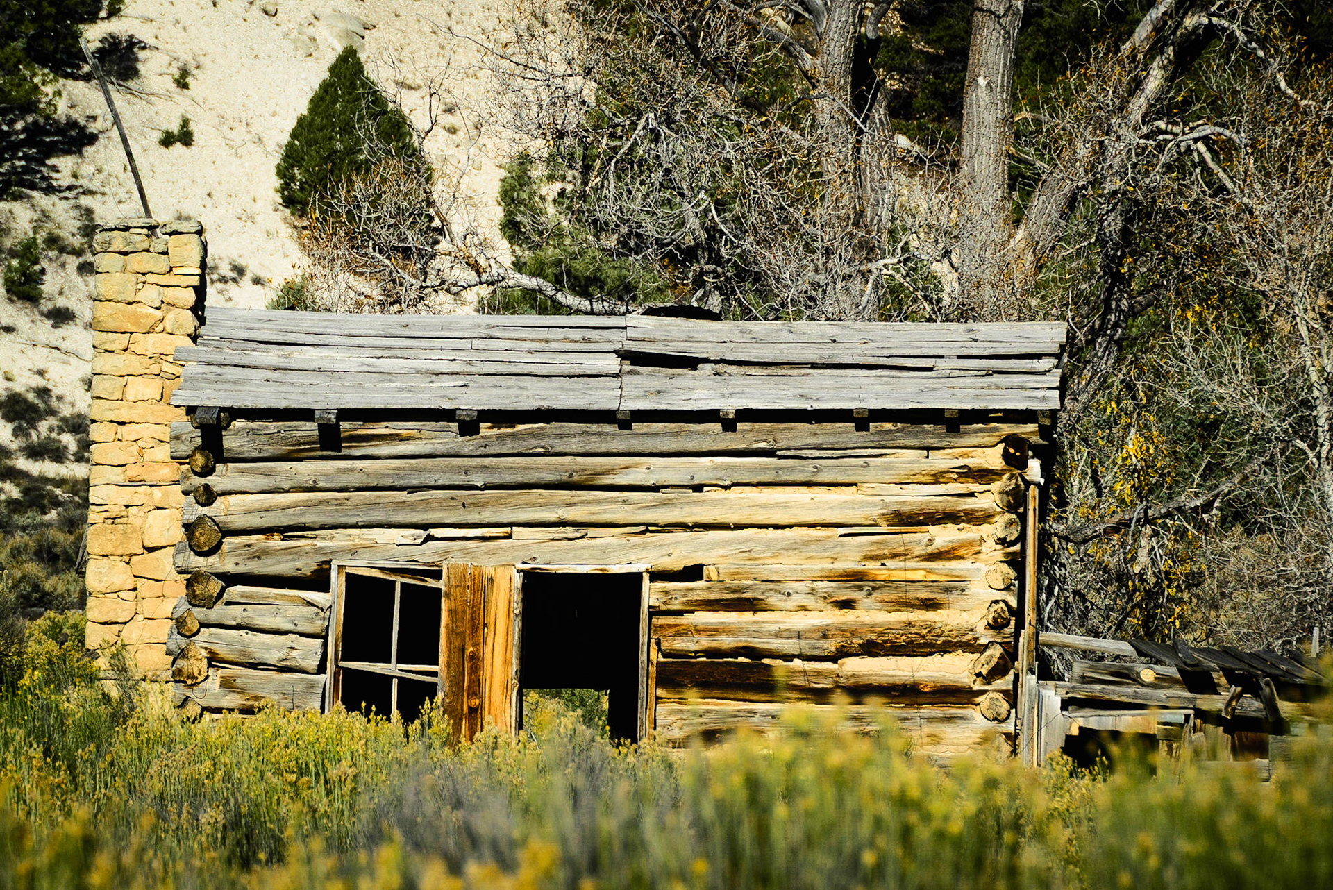 DTGD22275 Old cabin on UT route 12