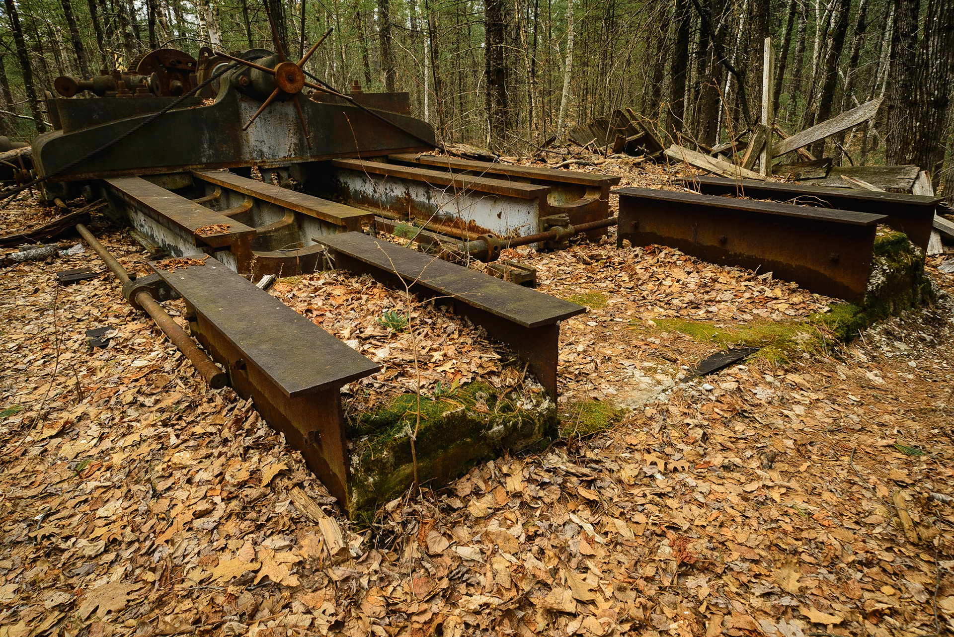 DTGD14747 Old Lathe Bed