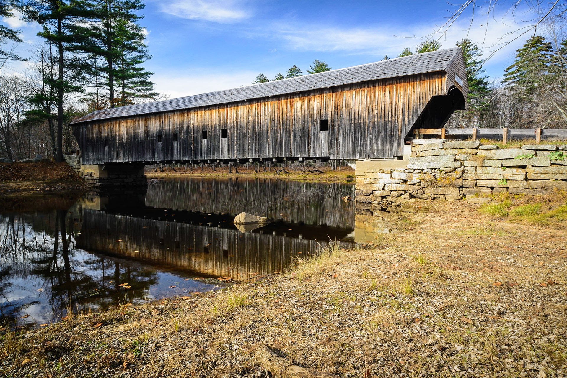 DTGD19156 Hemlock Covered Bridge, Fryeburg, ME
