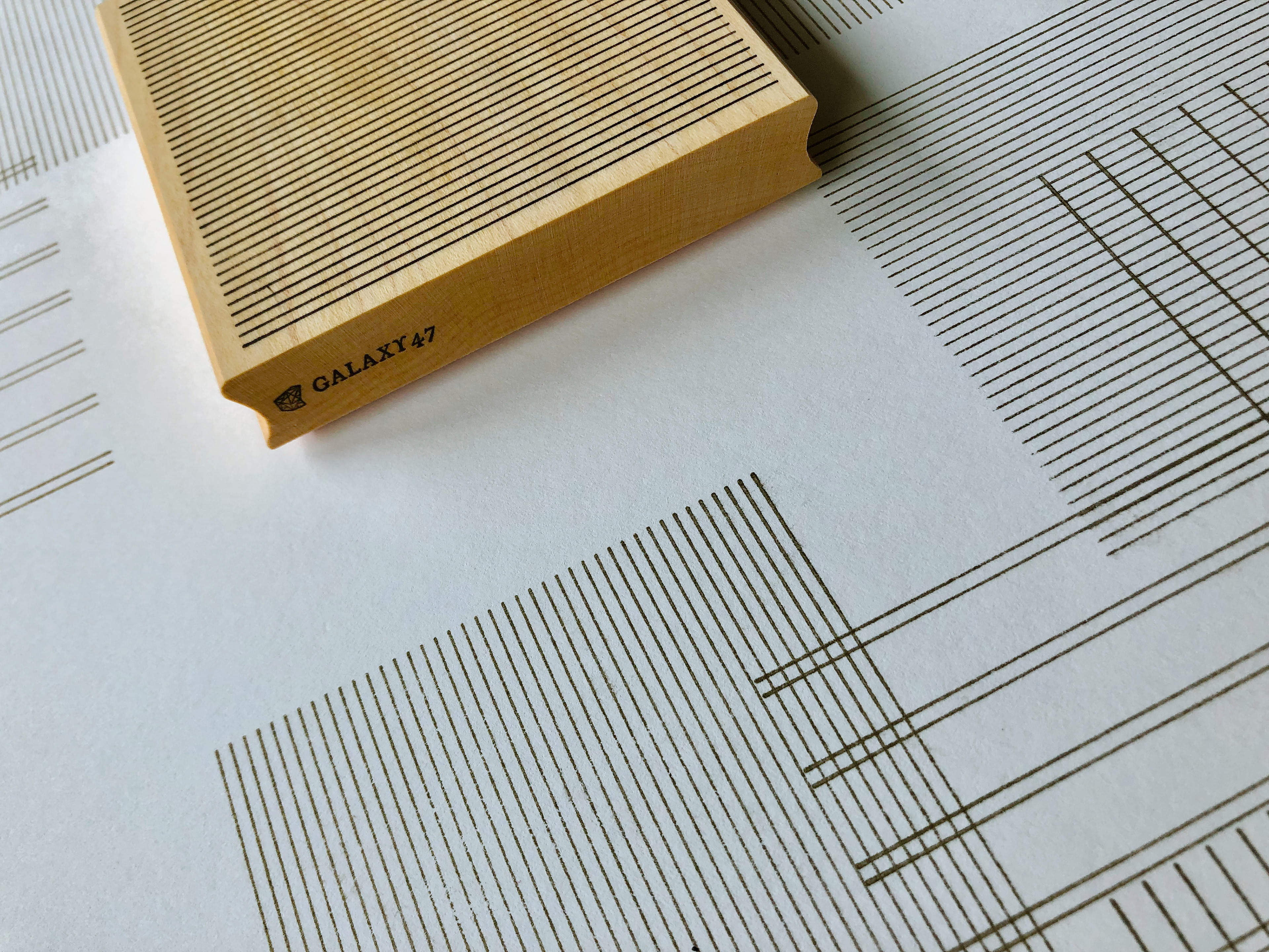 Line Rubber Stamps