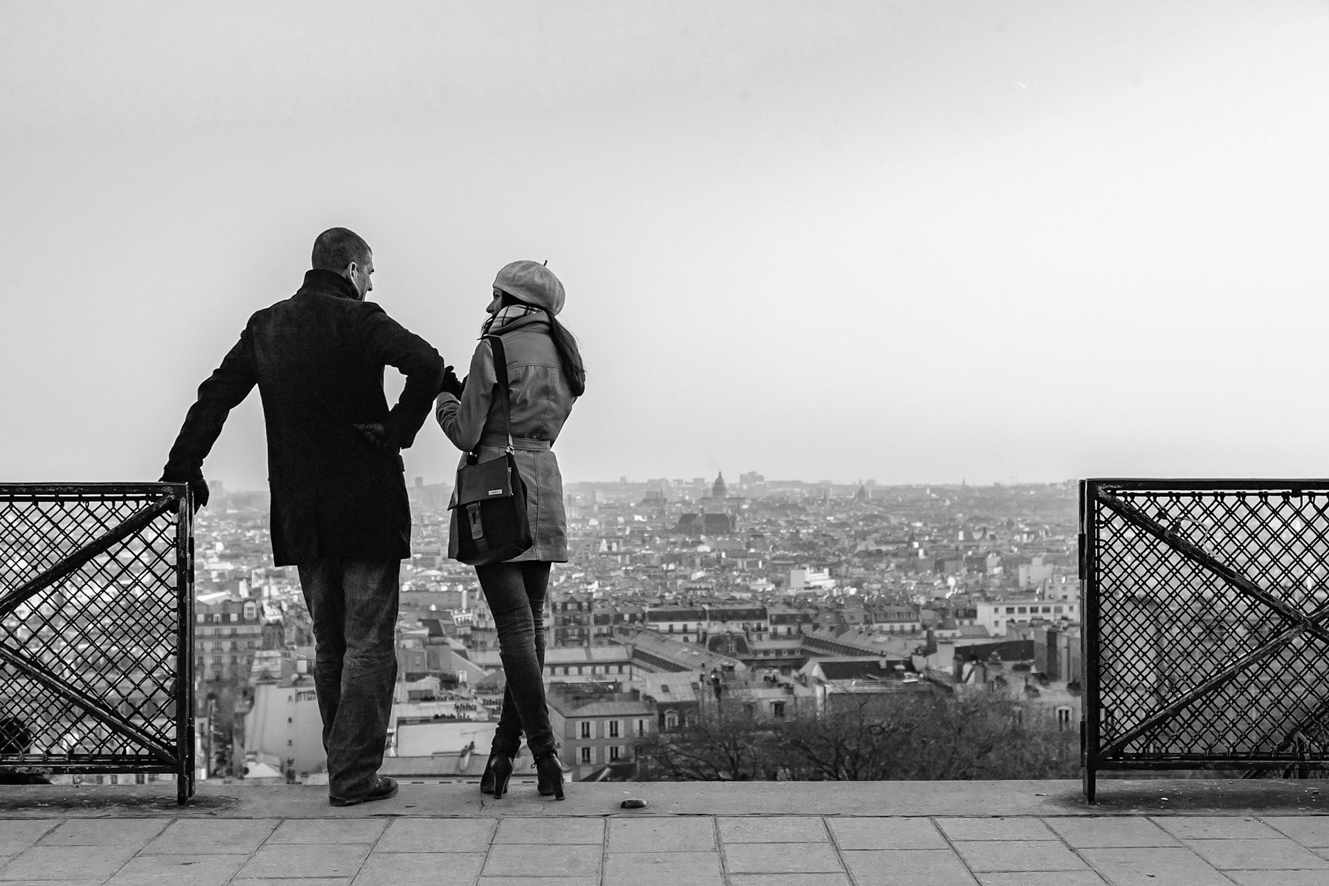 At the Sacre Coeur, Paris.
