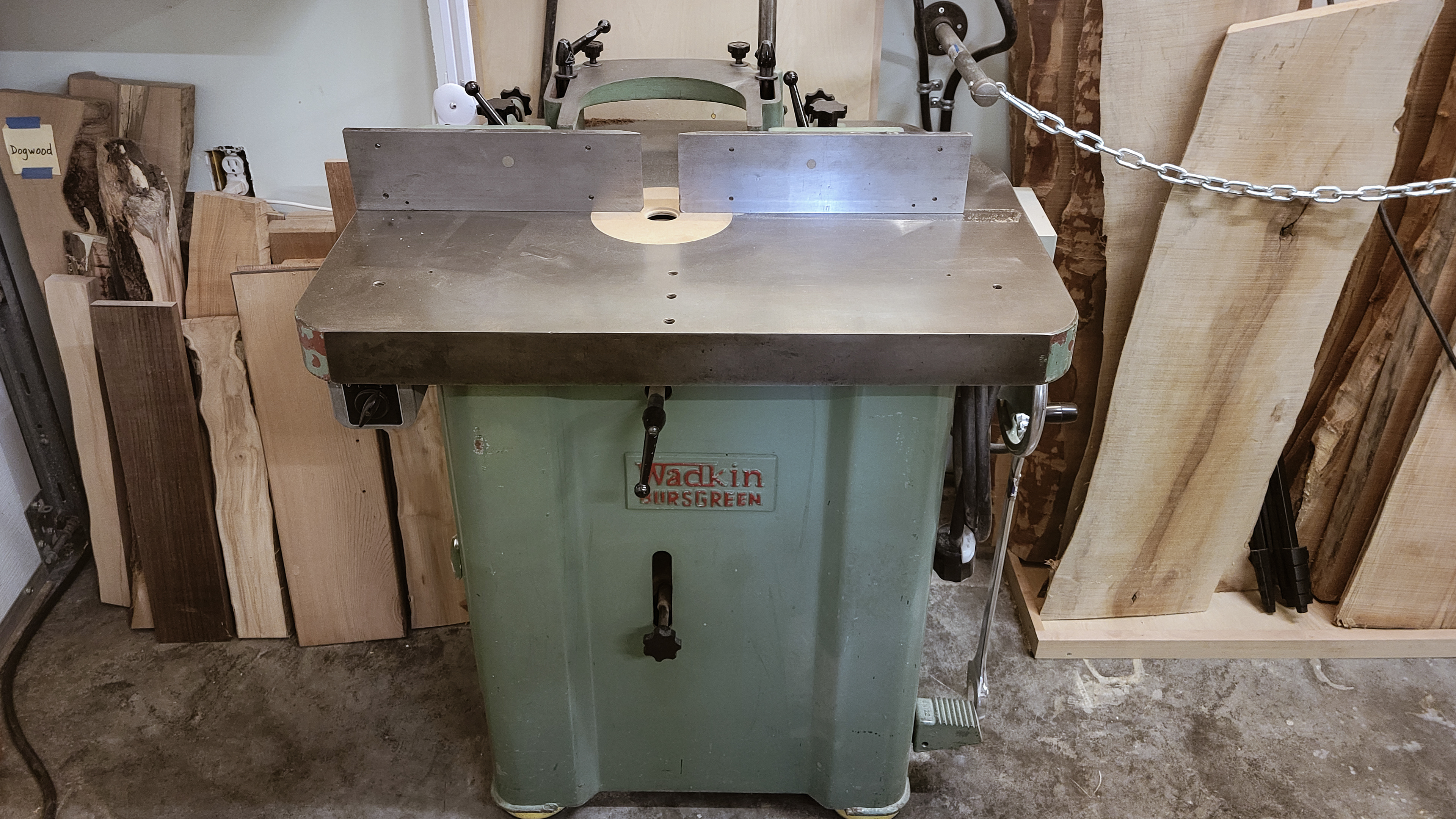 Wadkin Bursgreen BEN Spindle Moulder