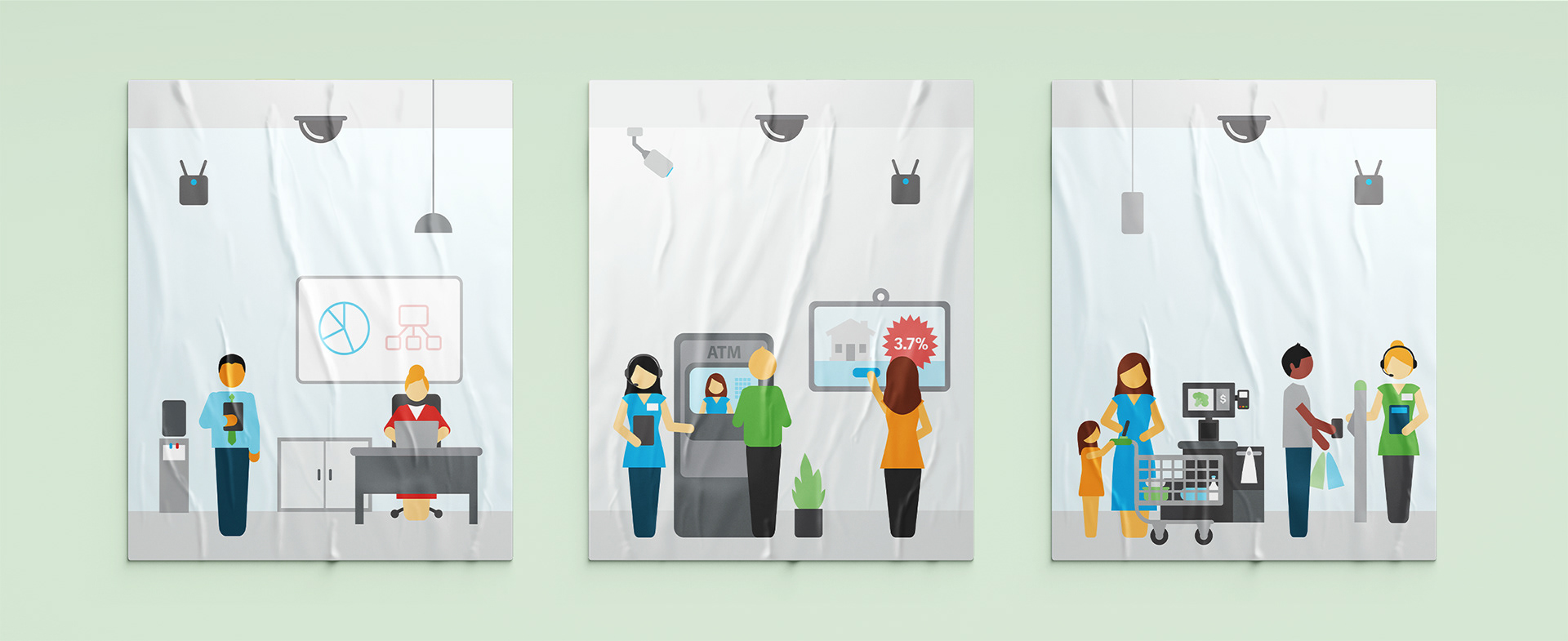 Cisco user journey graphics