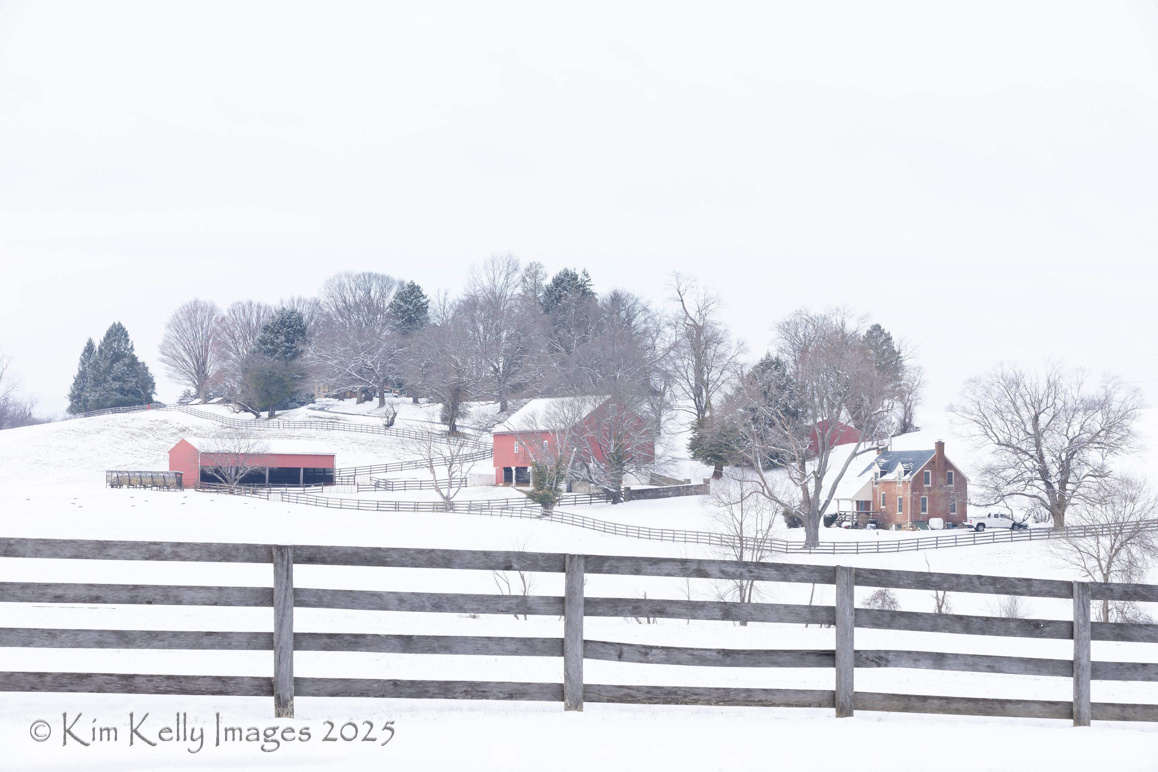 Worthington Farms in Snow