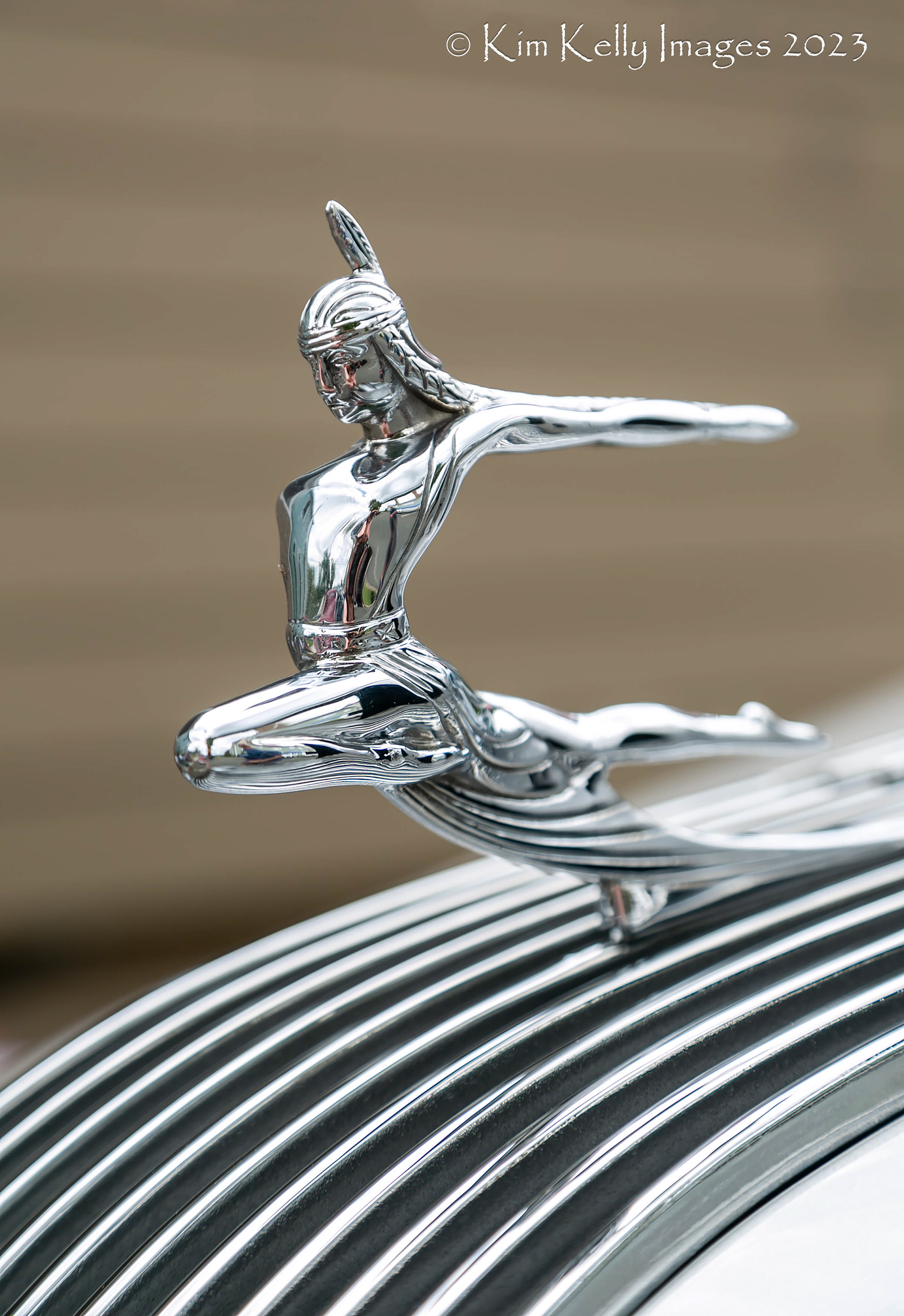 Graceful Indian Woman Hood Ornament