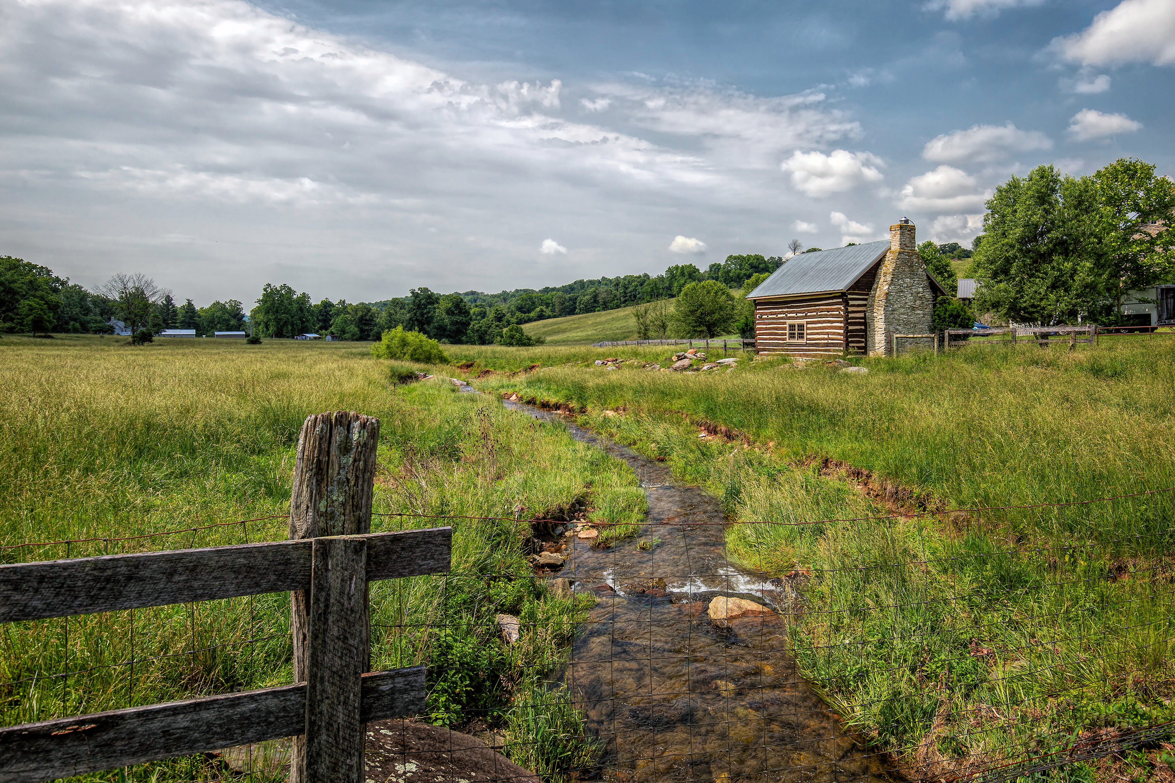 A Stream Through the Countryside