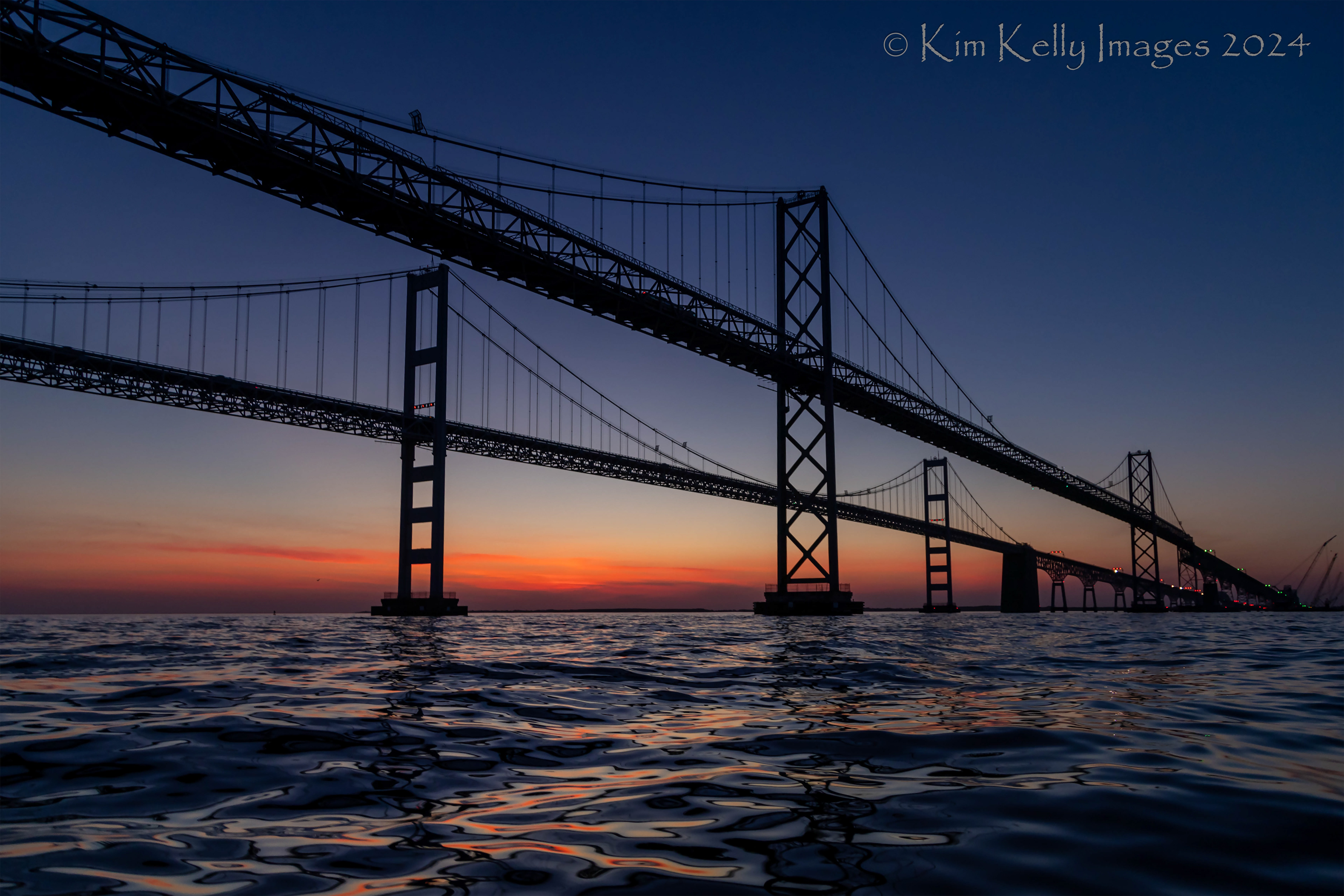 Morning Hues Dancing on the Chesapeake Bay