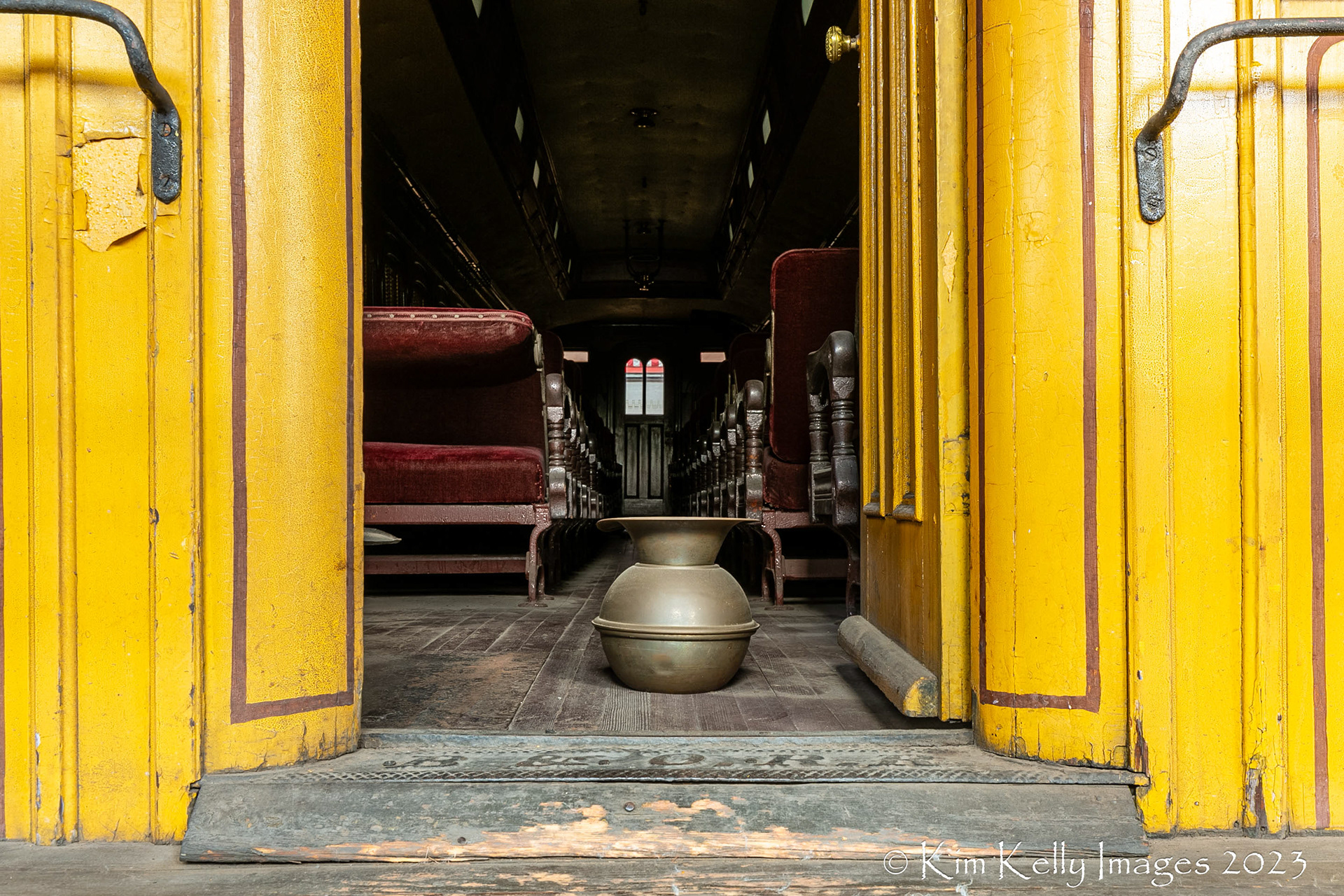 Spittoon on the Passenger Car