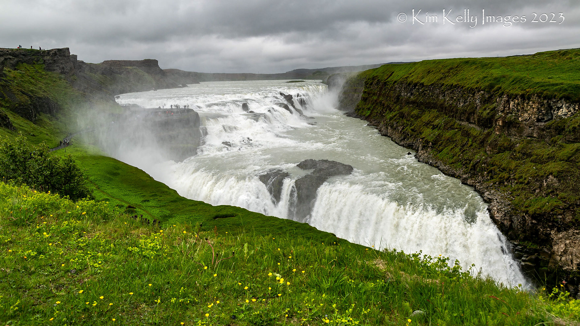 Gullfoss An Icelandic Waterfall - Iceland