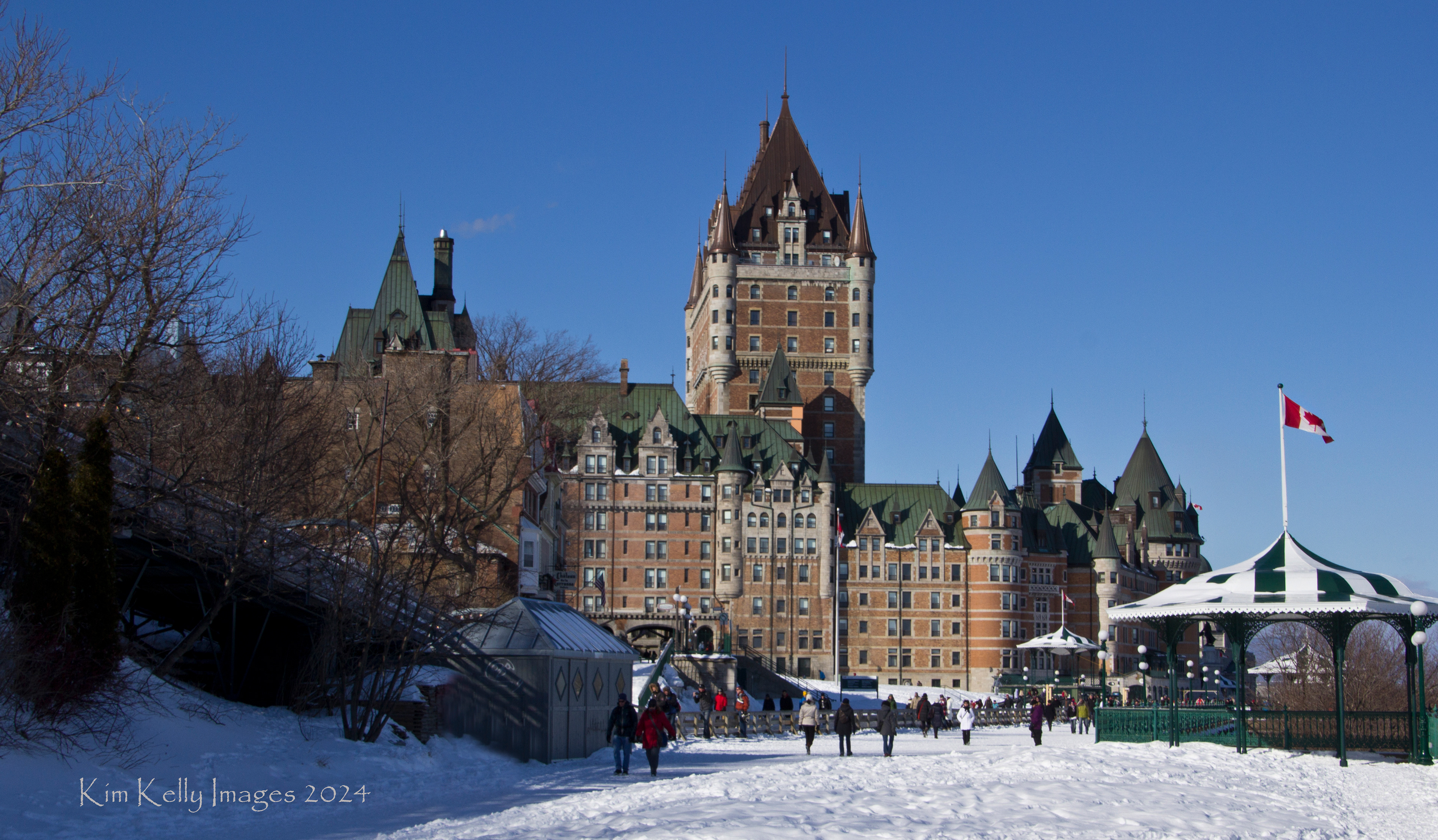 Chateau Frontenac from Terrasse Dufferin - Canada
