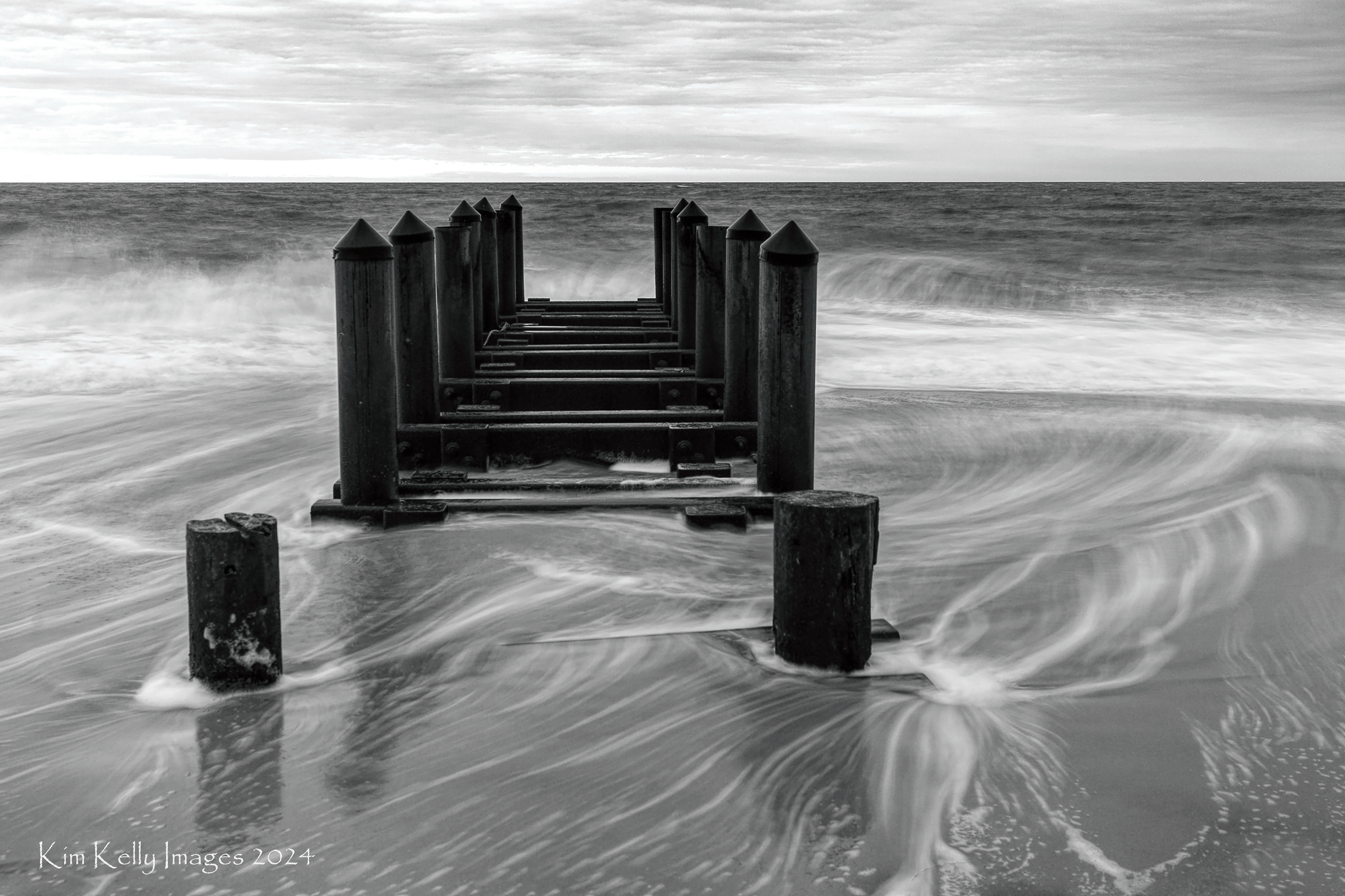 Beach Pilings at Cape May