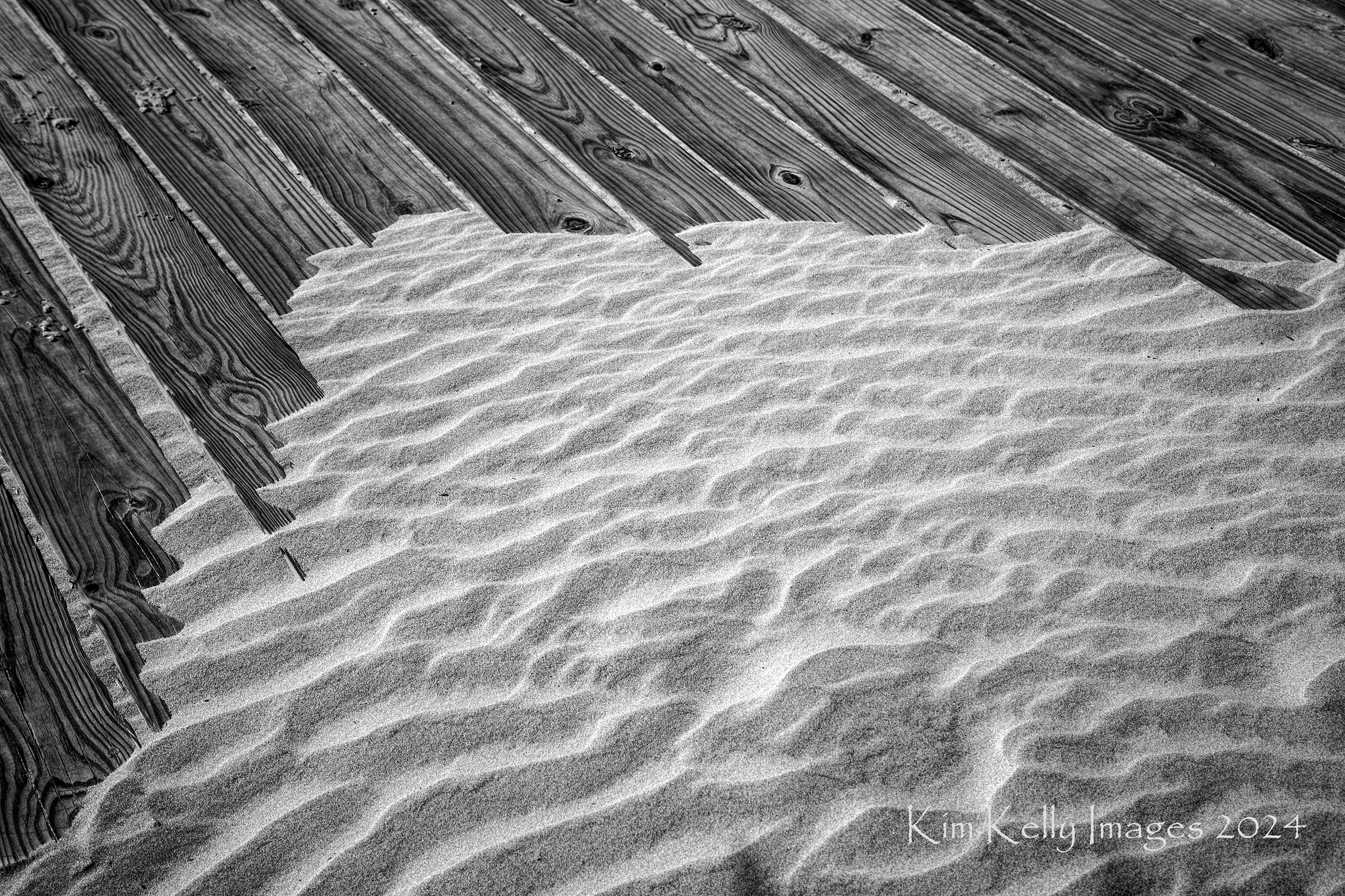 Wood Grain and Grains of Sand