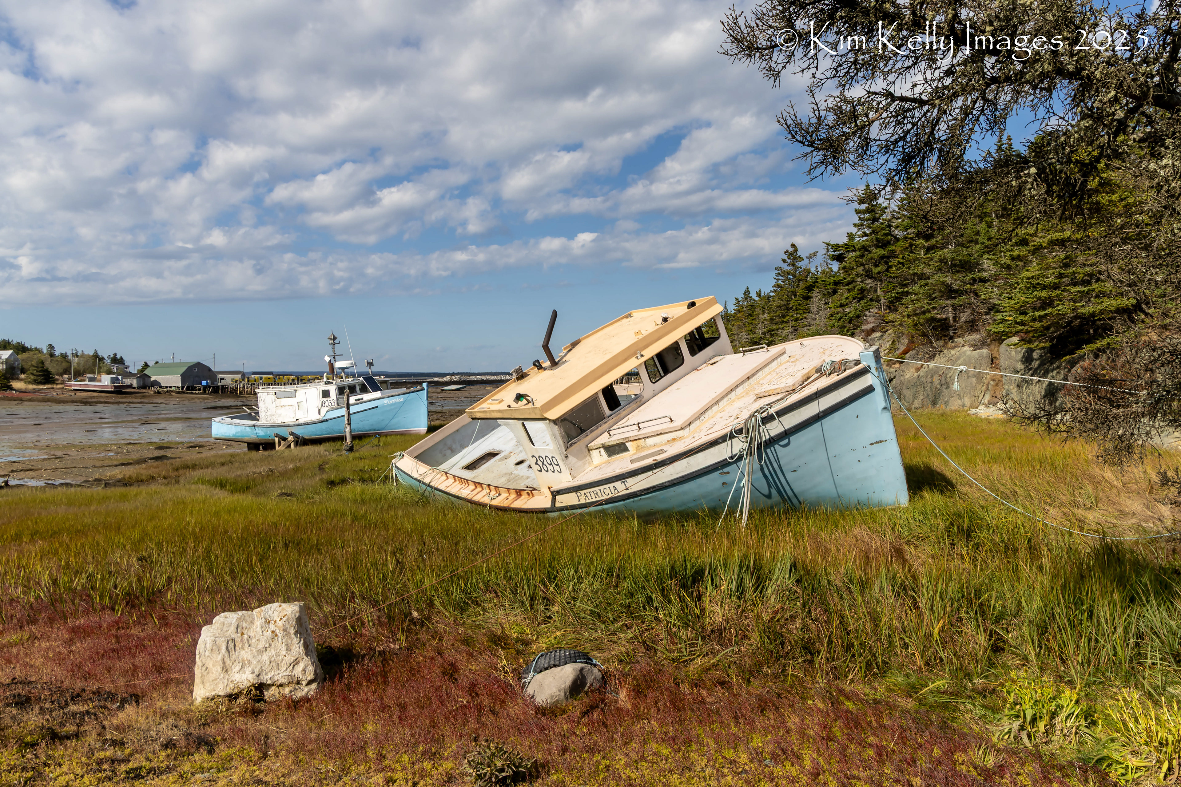 Two Fishing Boats Scuttled on White Head Island