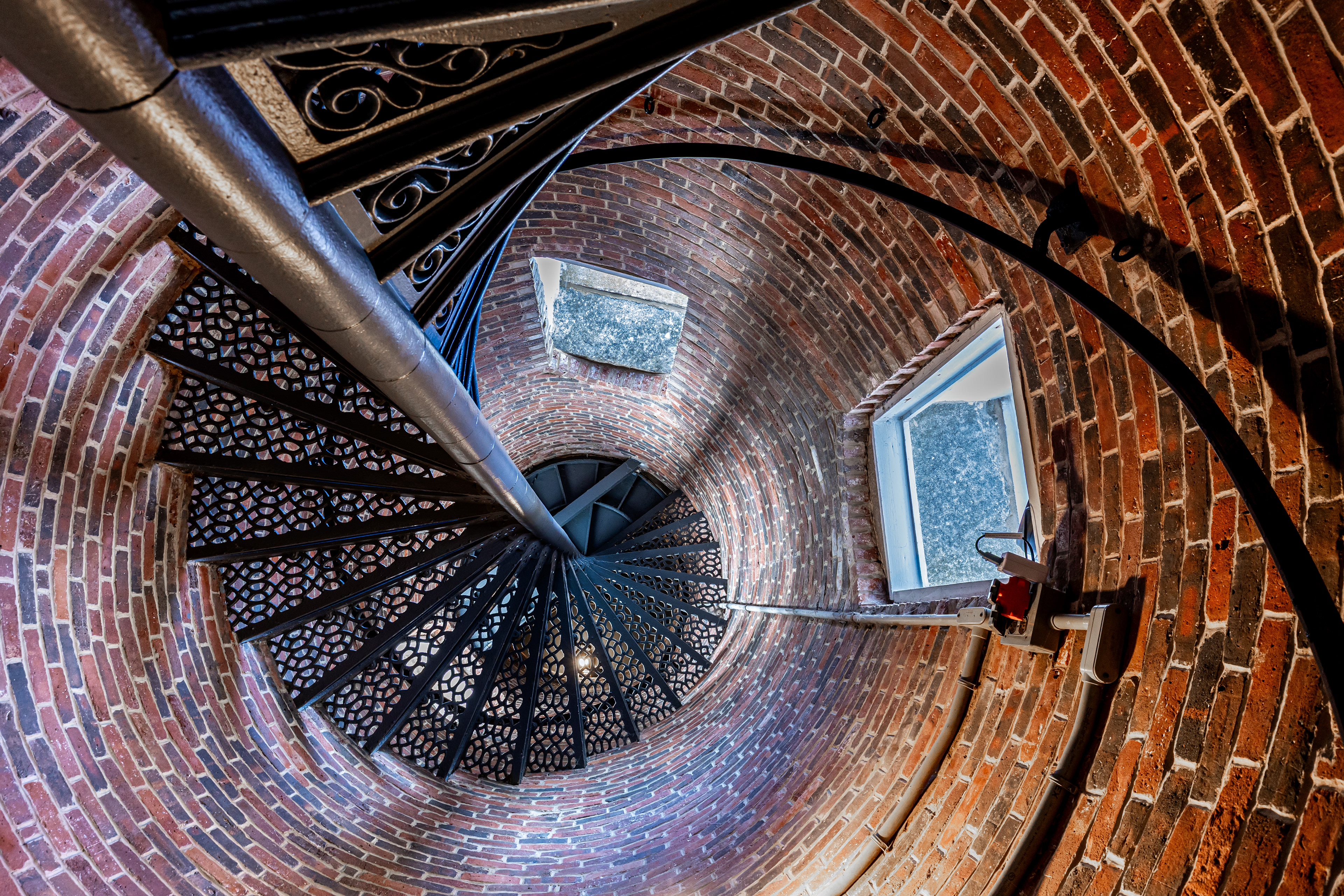 Spiral Staircase Inside Pemaquid Lighthouse